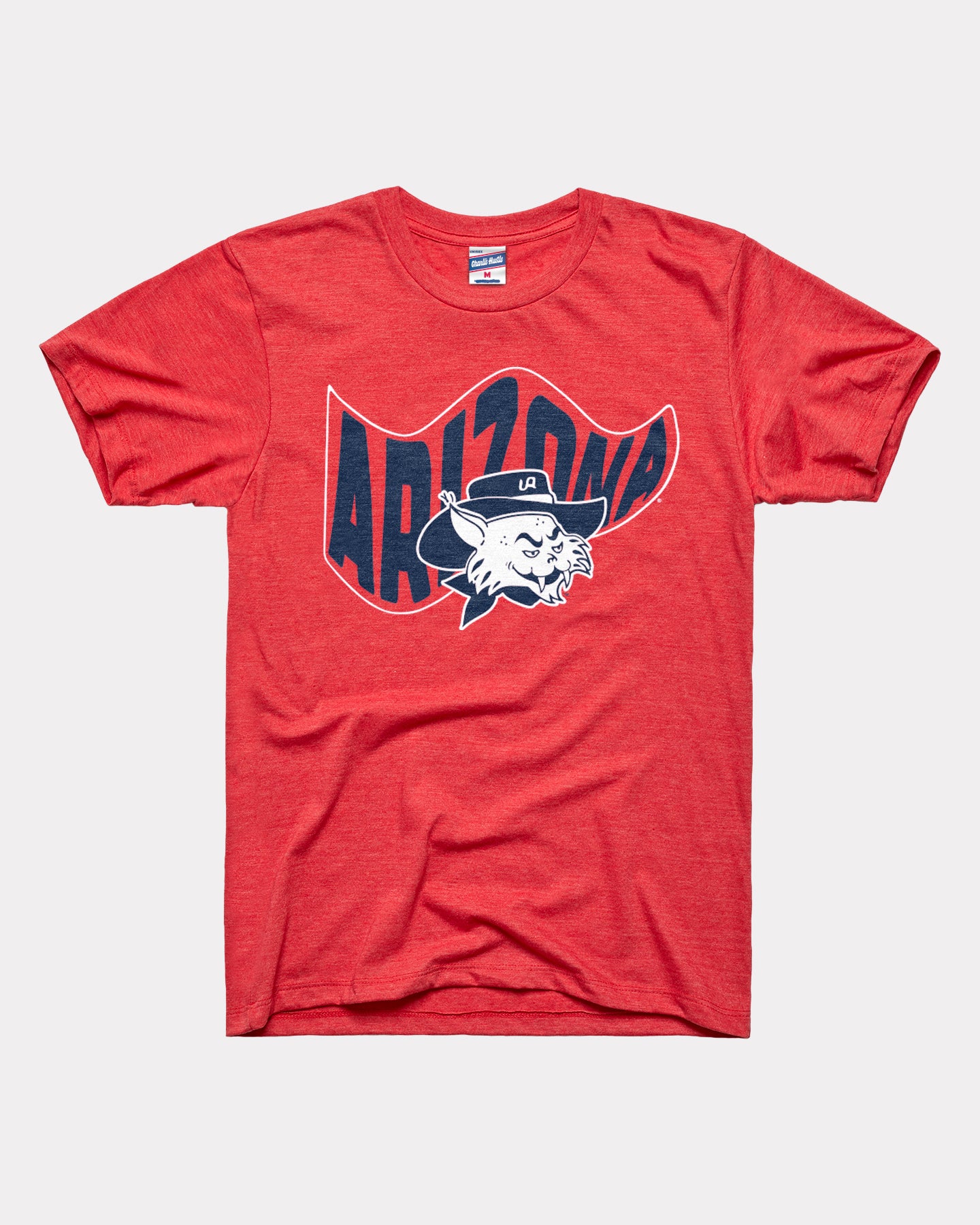 Arizona Waving Flag Heather Red T-Shirt