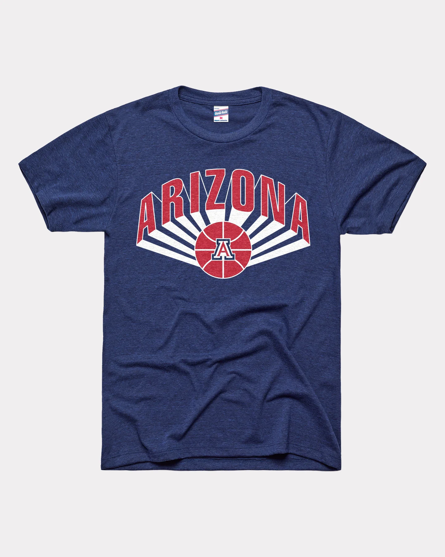 Arizona Wildcats Basketball Lines Navy T-Shirt