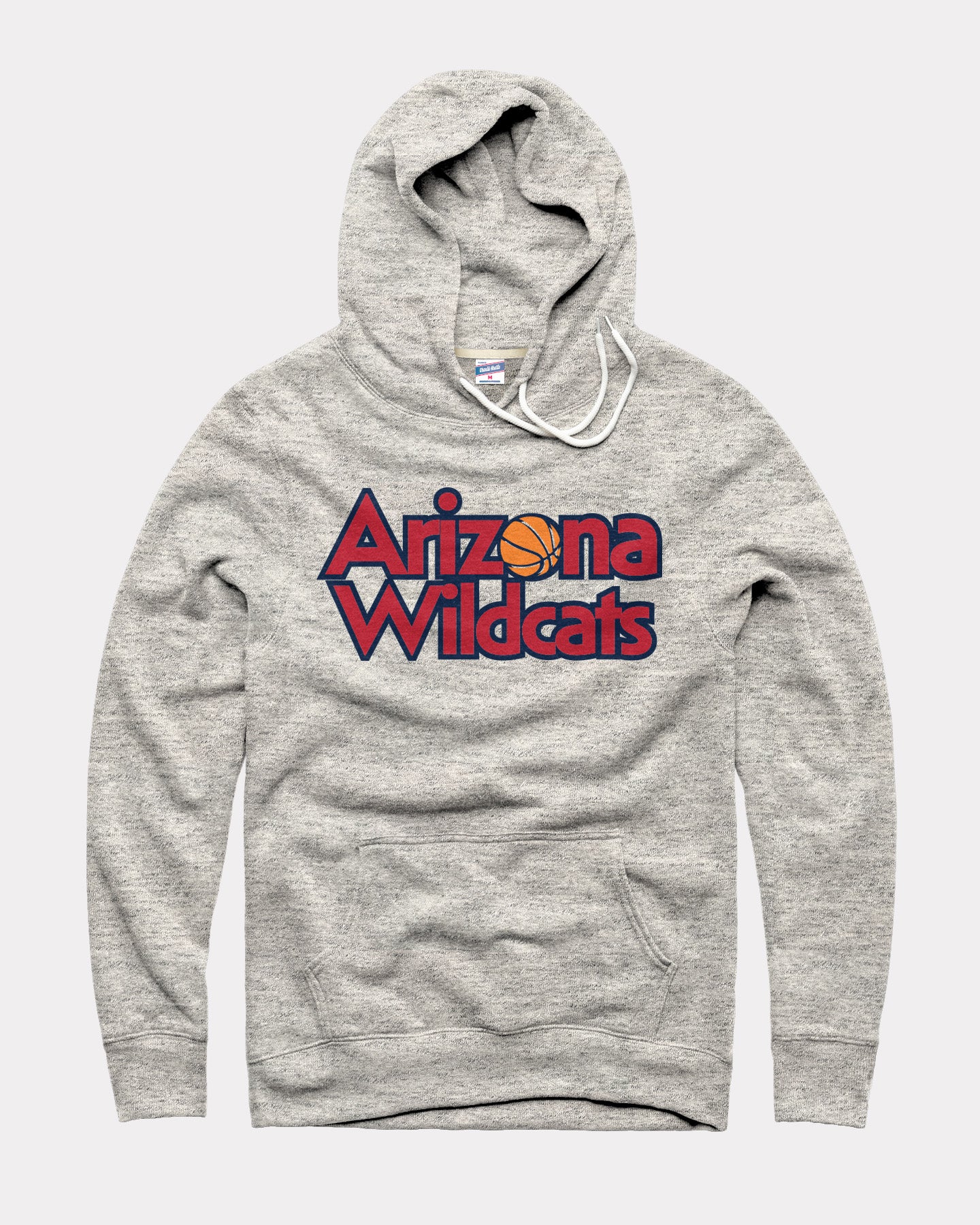 Arizona Wildcats Stacked Hoops Athletic Grey Hoodie