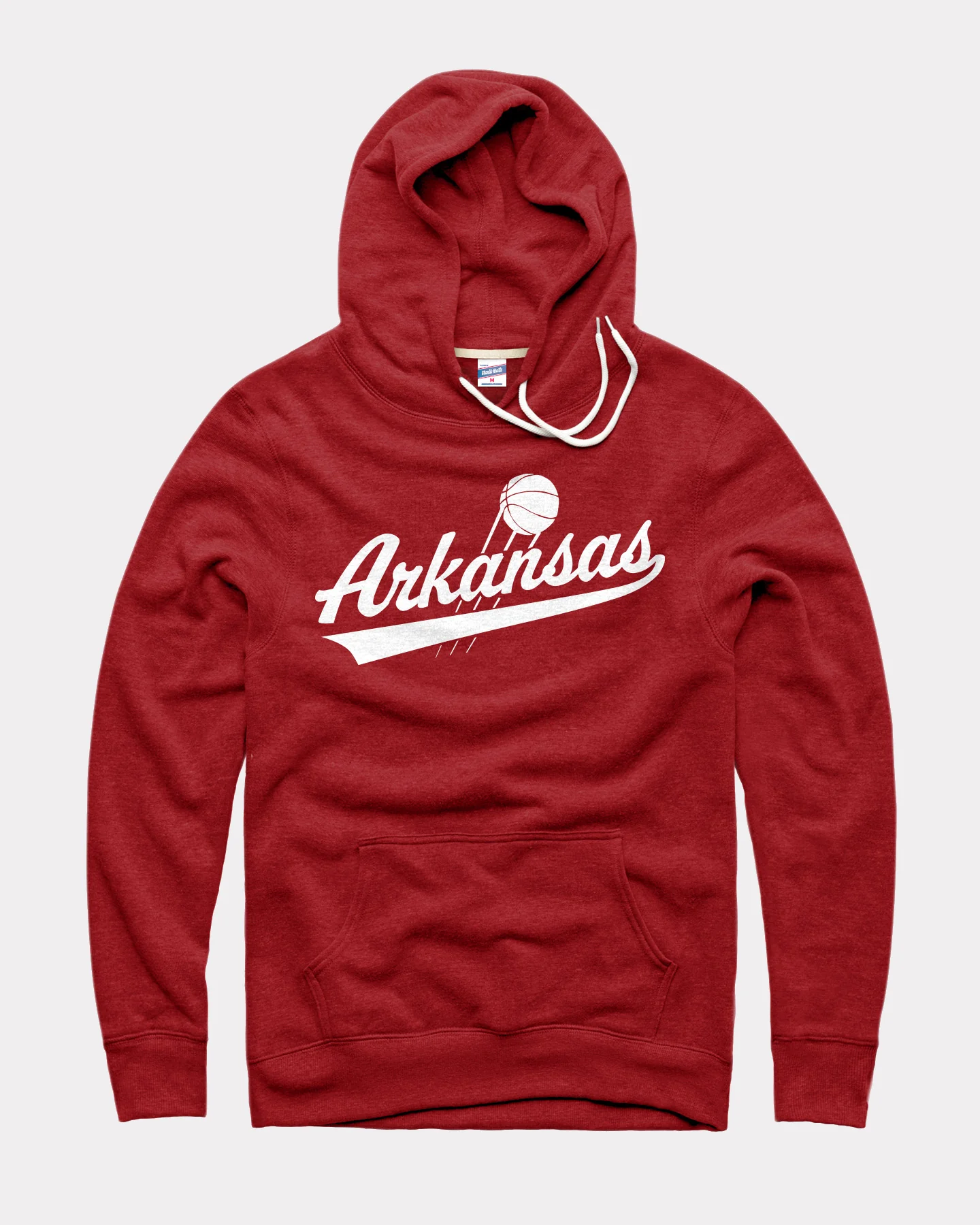 Arkansas Basketball Script Cardinal Hoodie