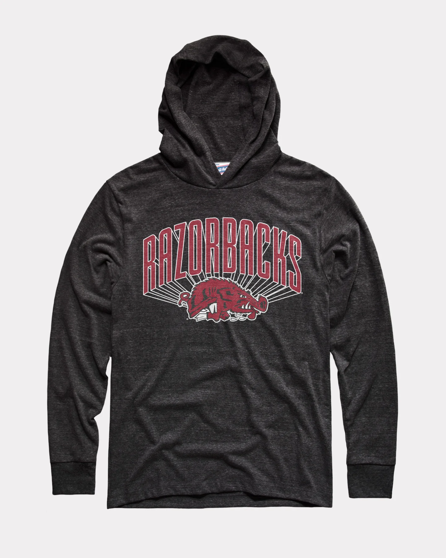 Arkansas Razorbacks Lines College Vault Black T-Shirt Hoodie