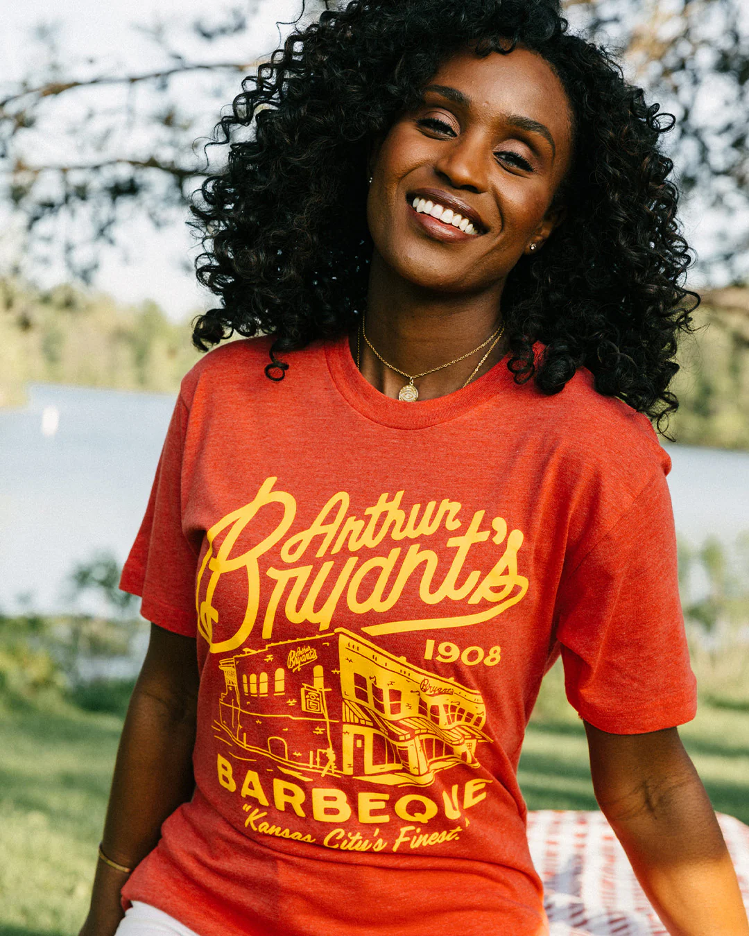 Arthur Bryant's Barbeque Heather Red T-Shirt - Image 5