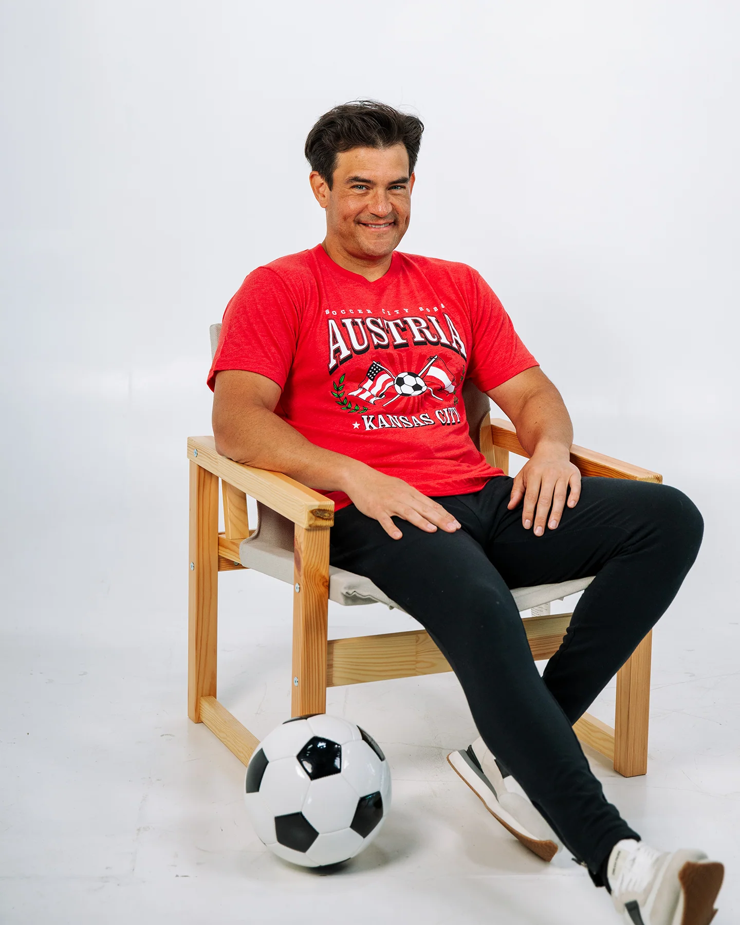 Austria Soccer City 2026 Heather Red T-Shirt - Image 2