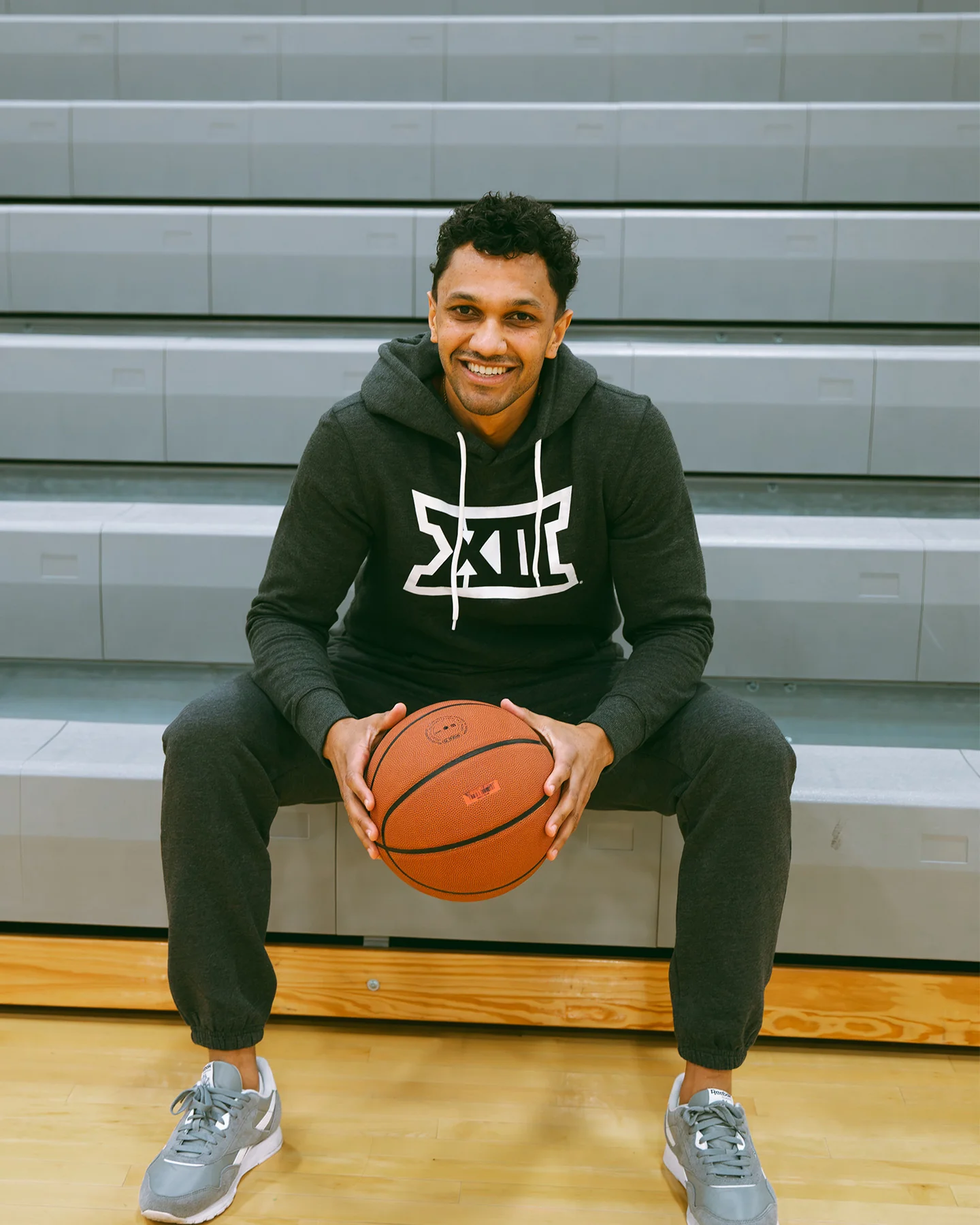 Big 12 Basketball School Logos Black Hoodie - Image 3