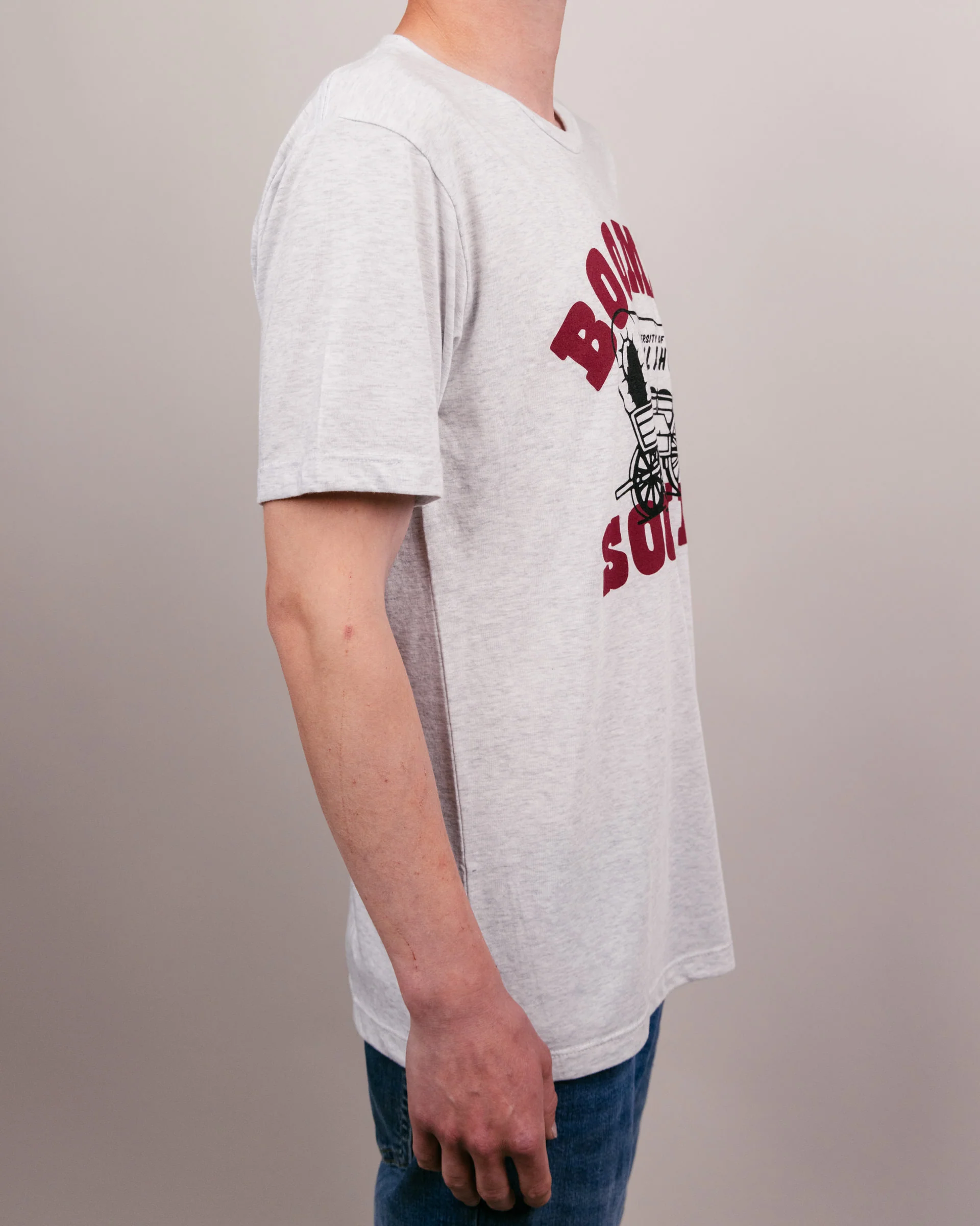 Boomer Sooner Oklahoma Wagon Ash T-Shirt - Image 3