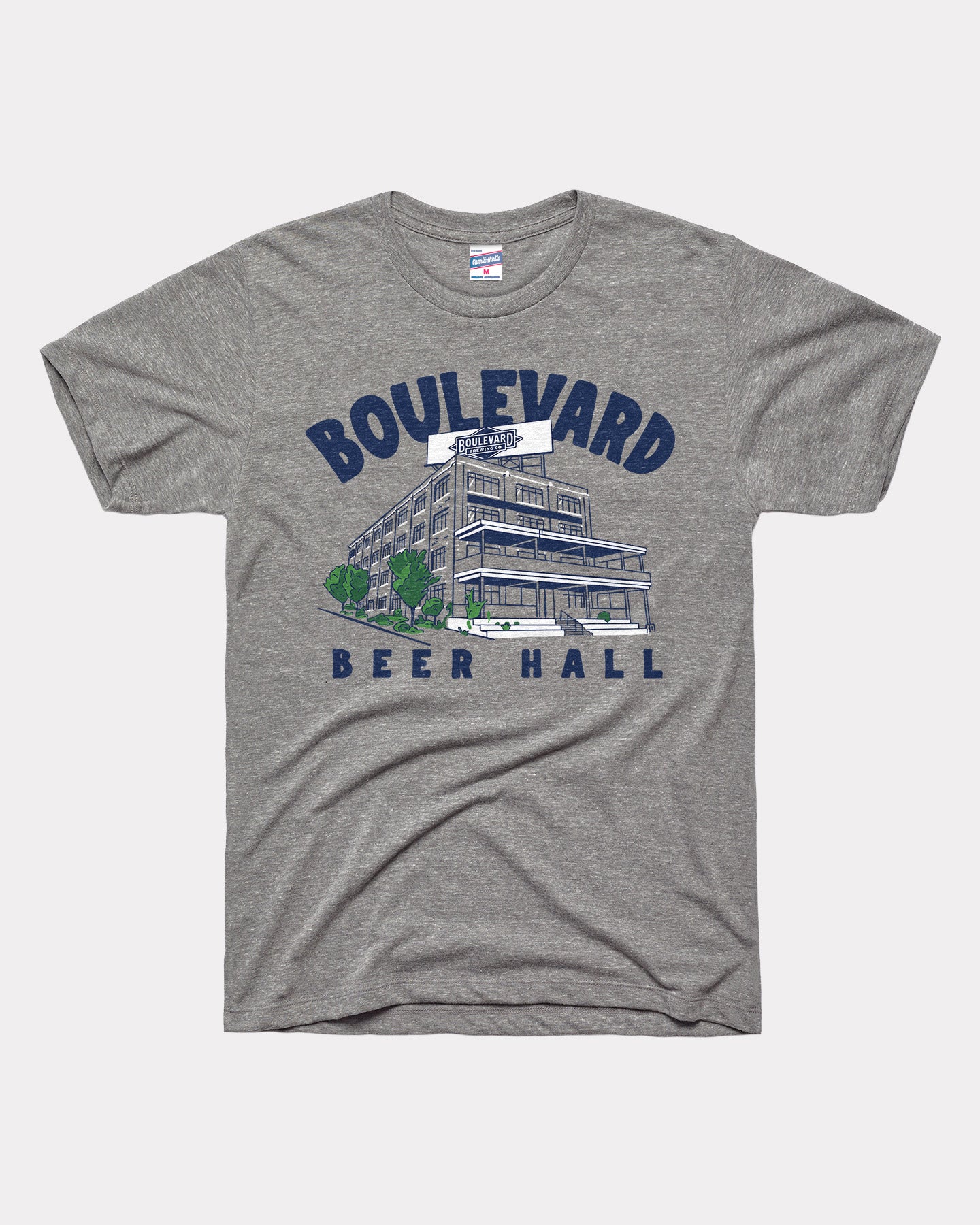 Boulevard Beer Hall Vintage Grey T-Shirt