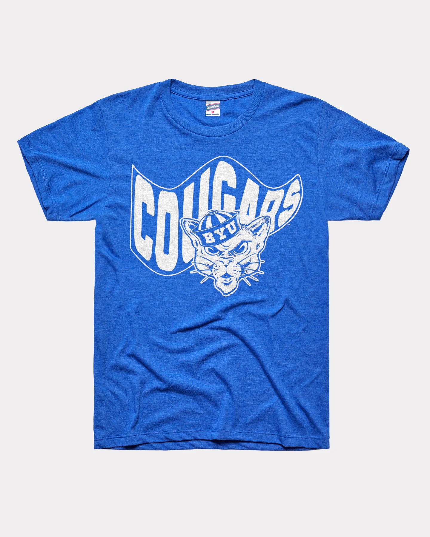 BYU Waving Flag Royal T-Shirt