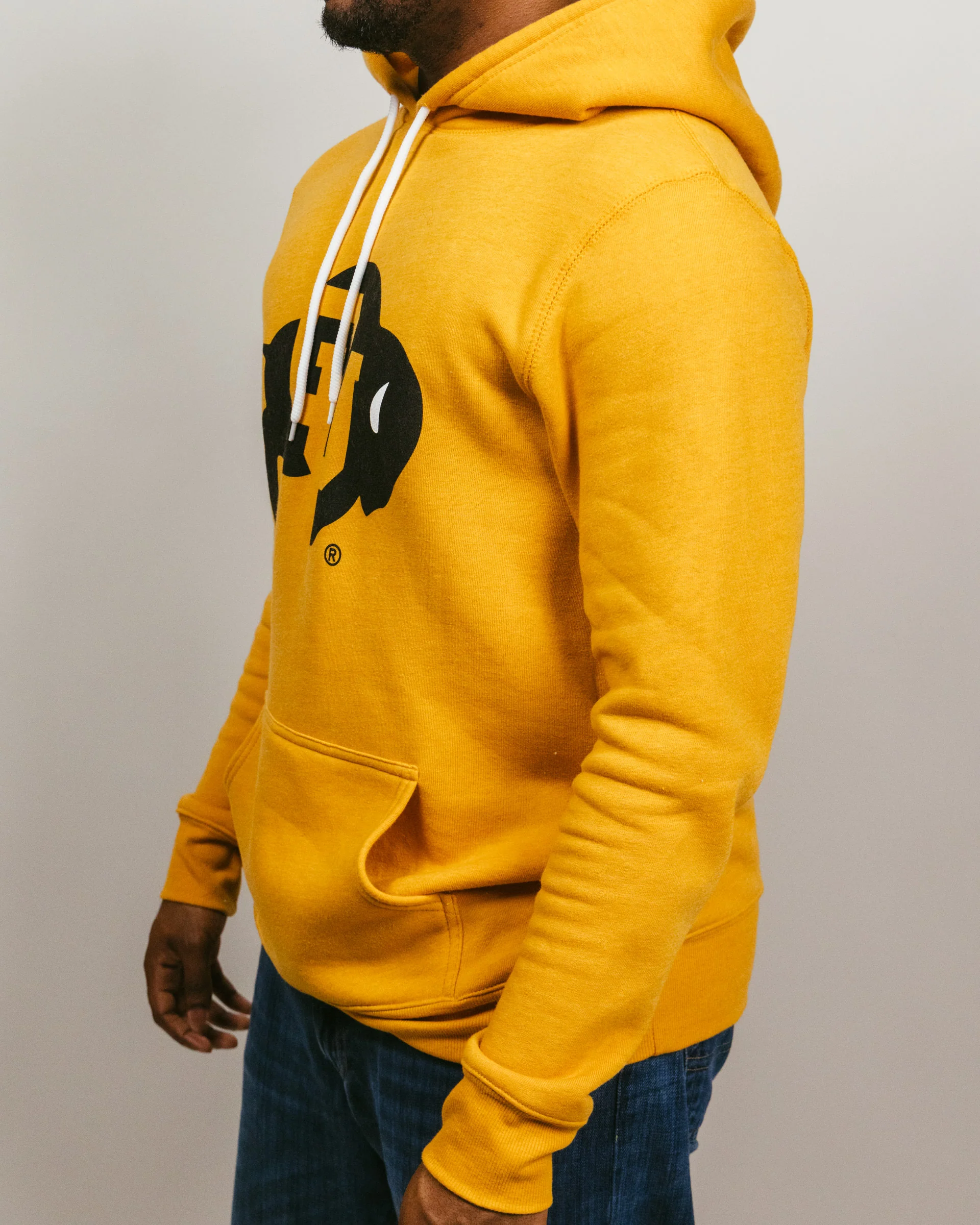 Colorado Buffaloes Primary Logo Gold Hoodie - Image 3