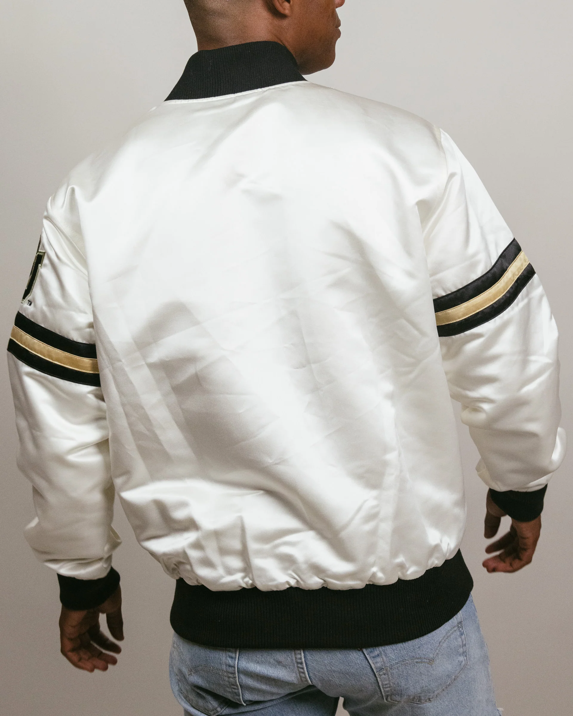 Colorado Buffaloes White Bomber Jacket - Image 4
