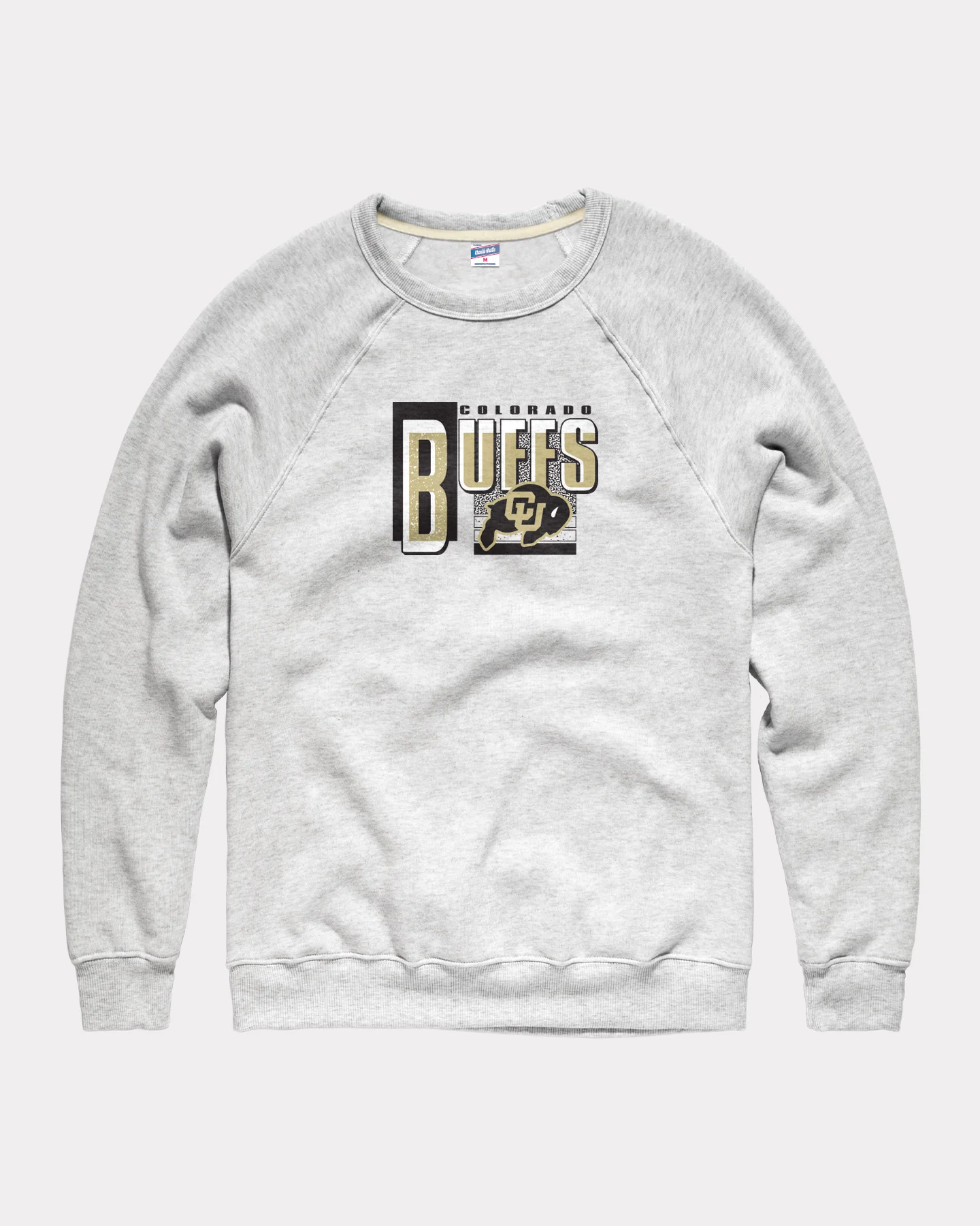 Colorado Buffs Retro 90s Ash Crewneck