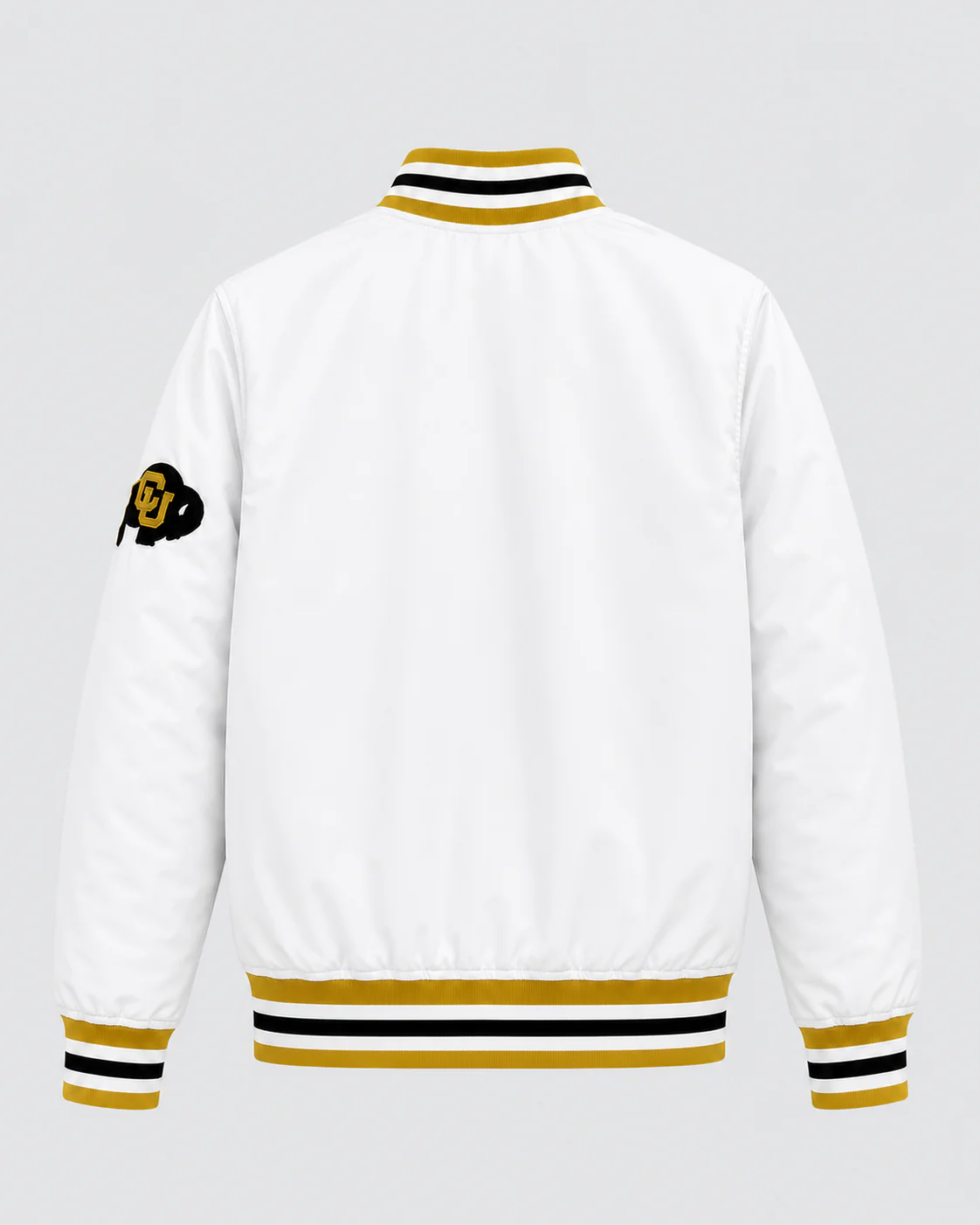 Colorado Wordmark White Varsity Jacket - Image 2