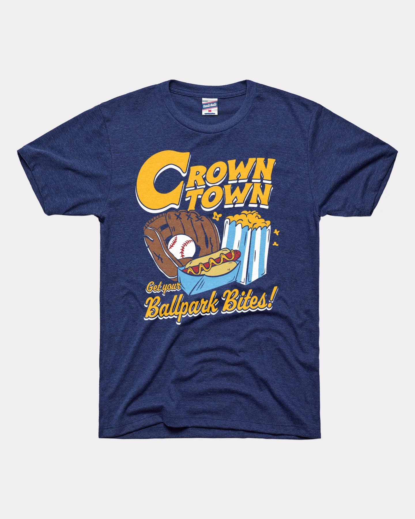 Crown Town Ballpark Bites Navy T-Shirt