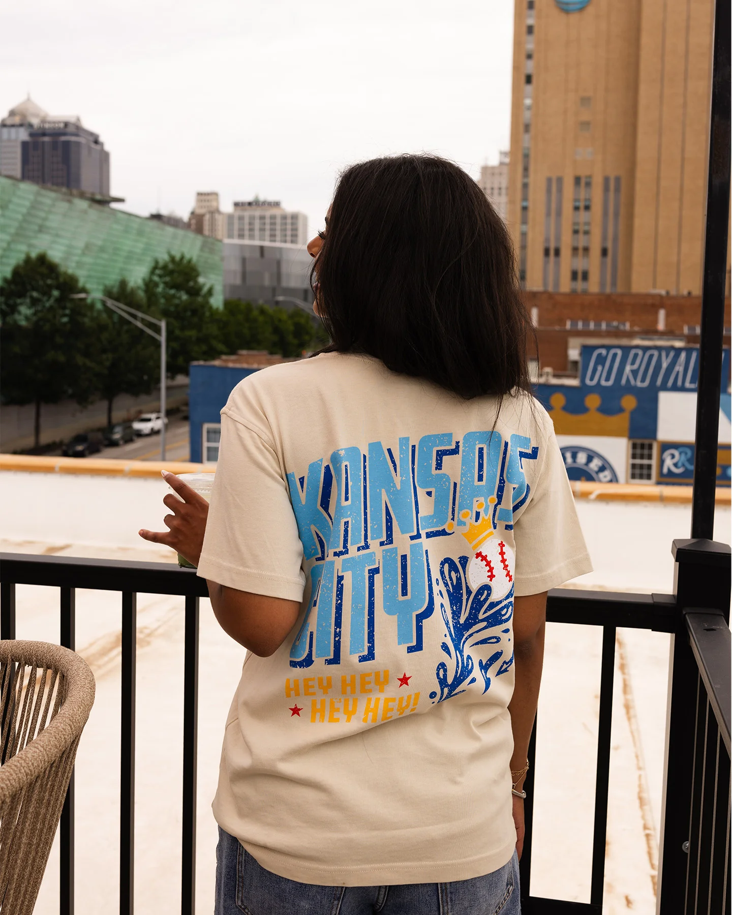 Crown Town Hey Hey Hey Bone Street Tee - Image 2