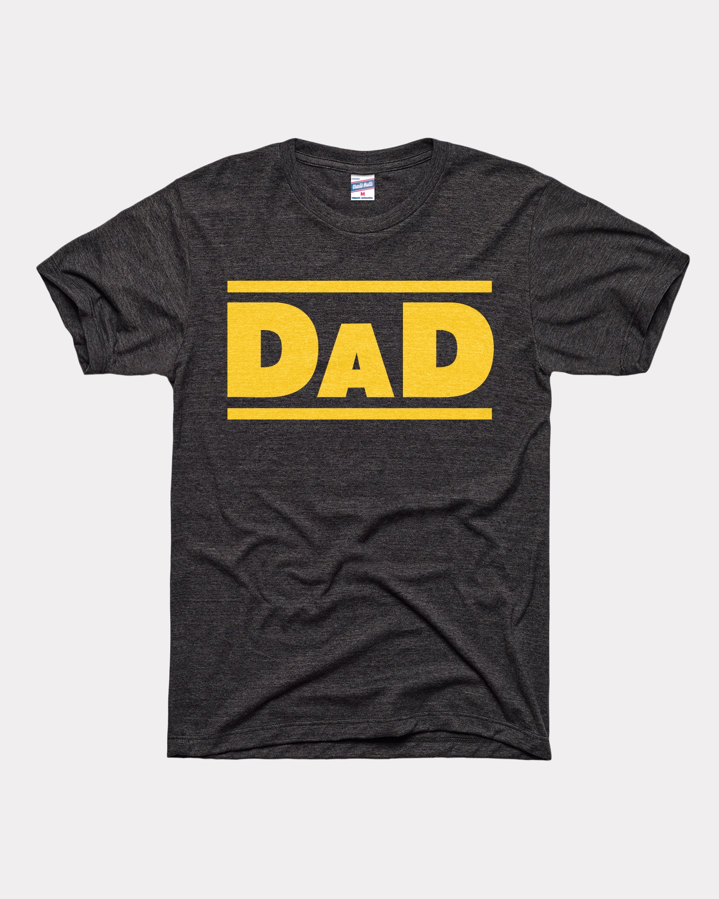 Dad Stacked Vintage Black T-Shirt