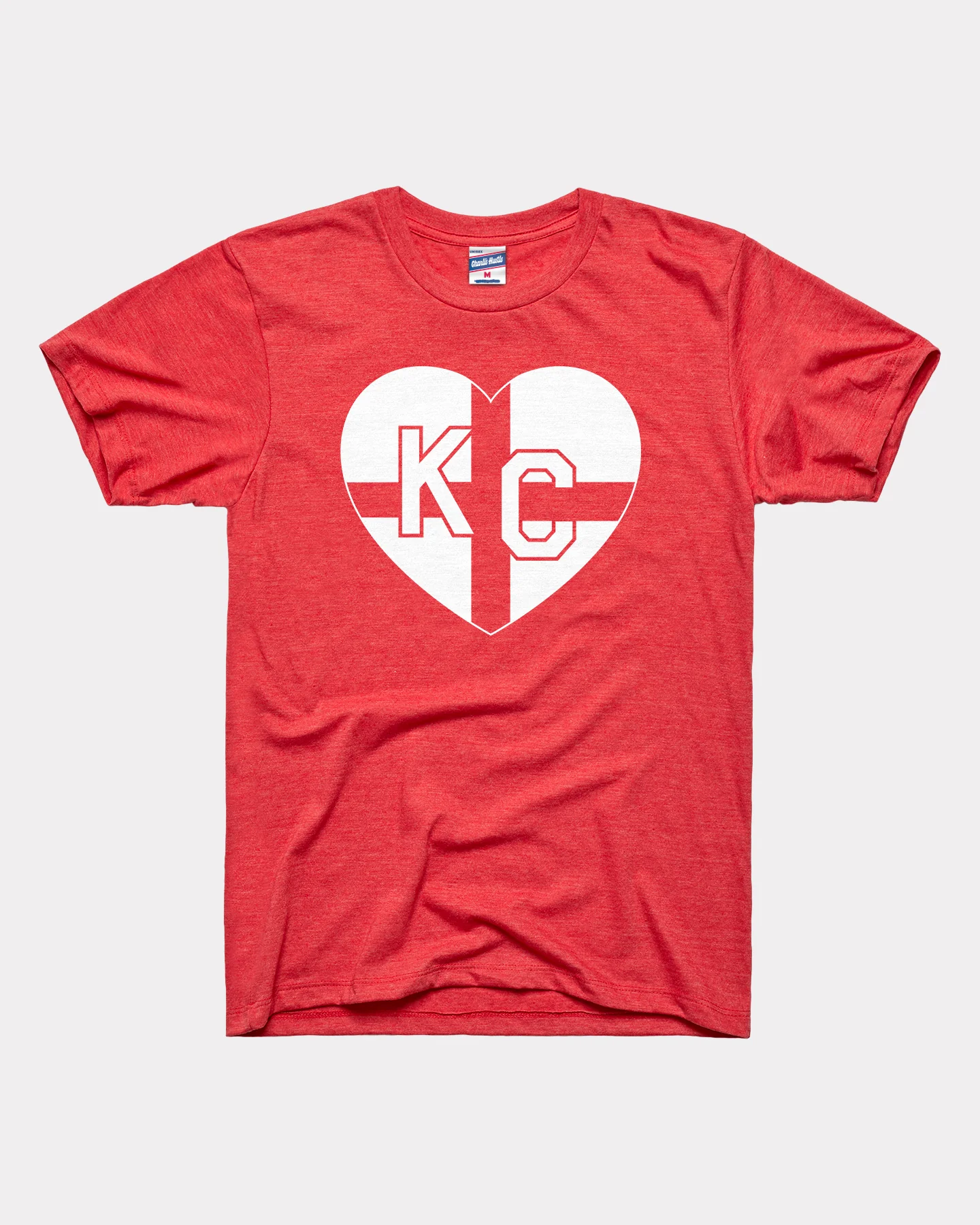 England KC Heart Heather Red T-Shirt