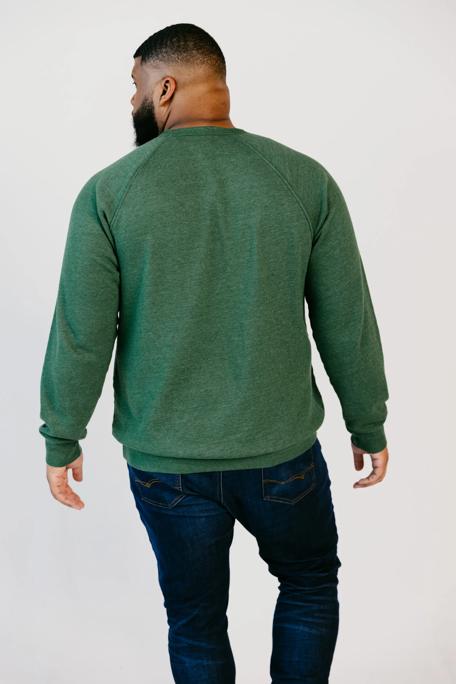 Essential Forest Green Crewneck - Image 5