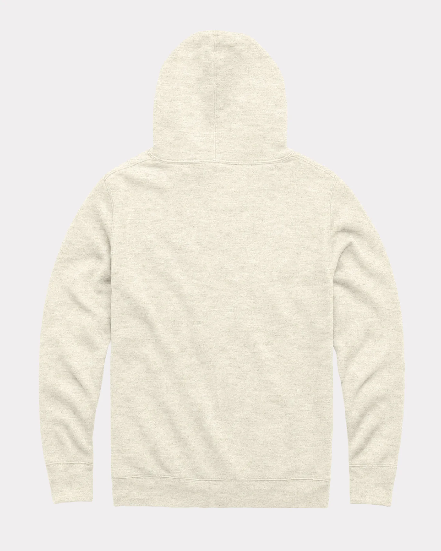 Essential Heather Oatmeal Unisex Hoodie - Image 2