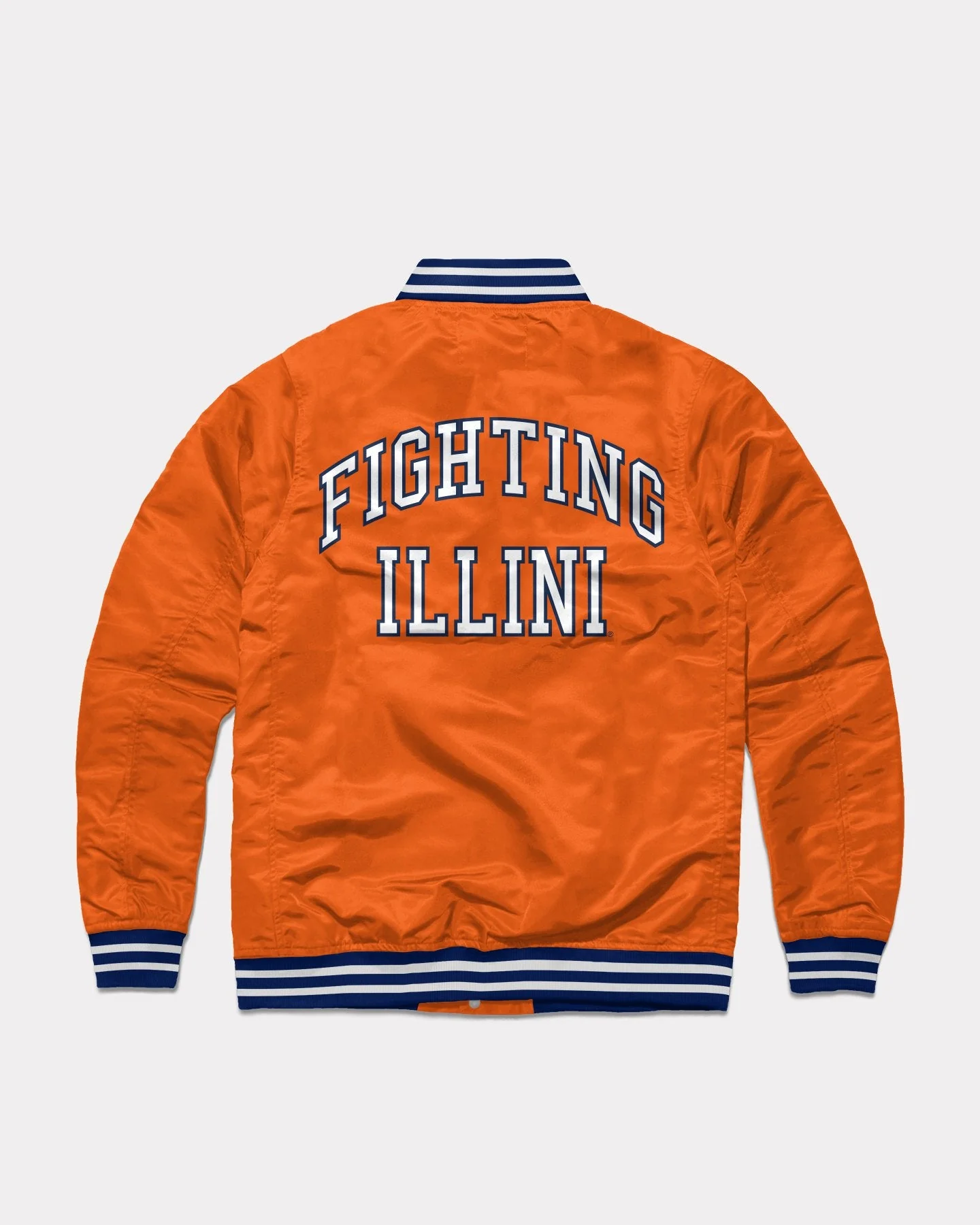 Fighting Illini Orange Letterman Jacket - Image 2