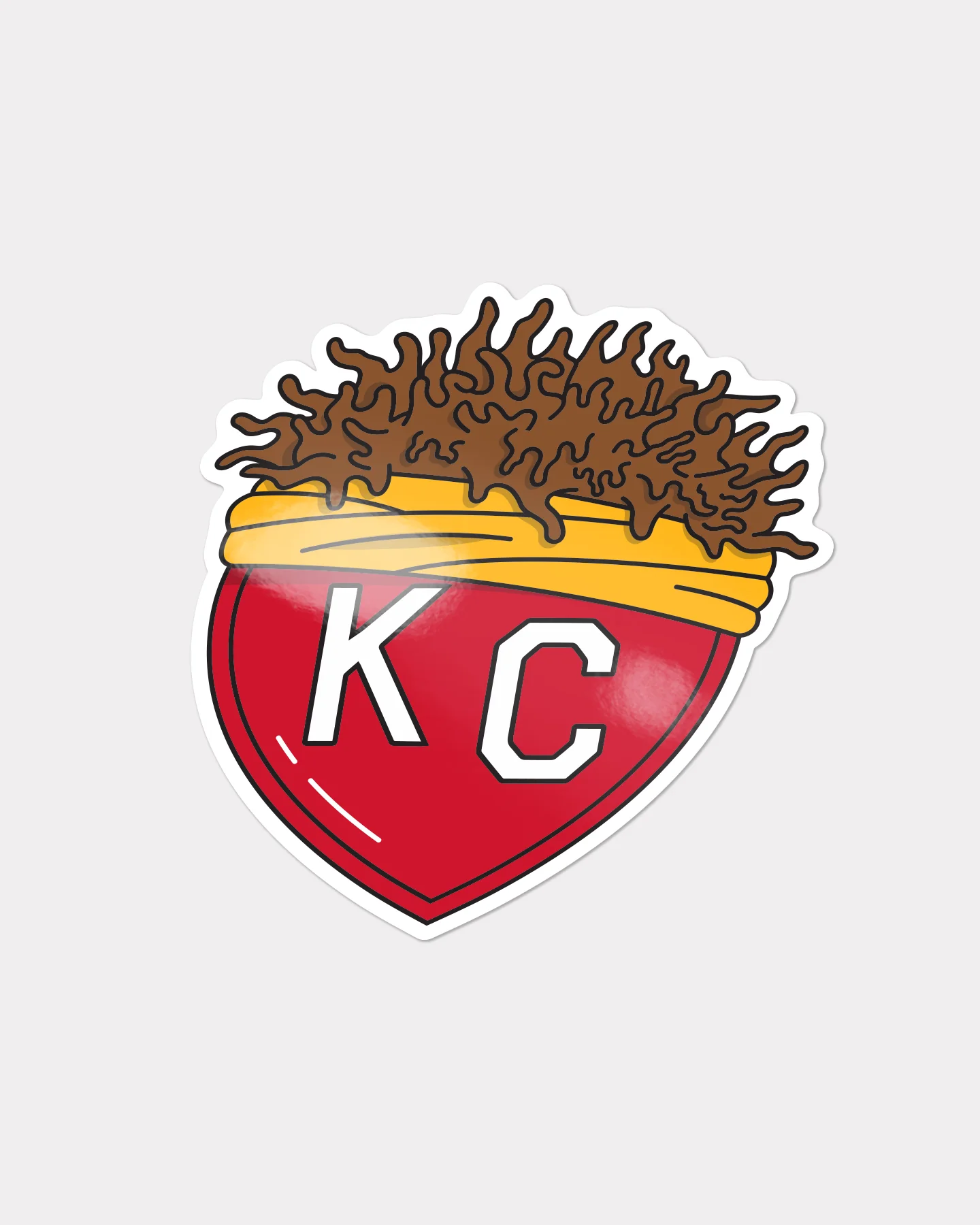 Franchise KC Heart Sticker