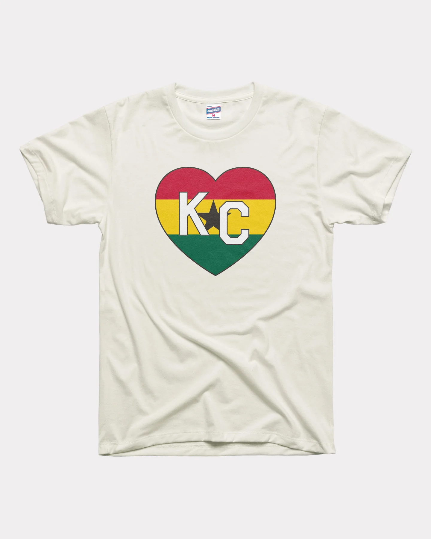 Ghana KC Heart Vintage White Unisex T-Shirt