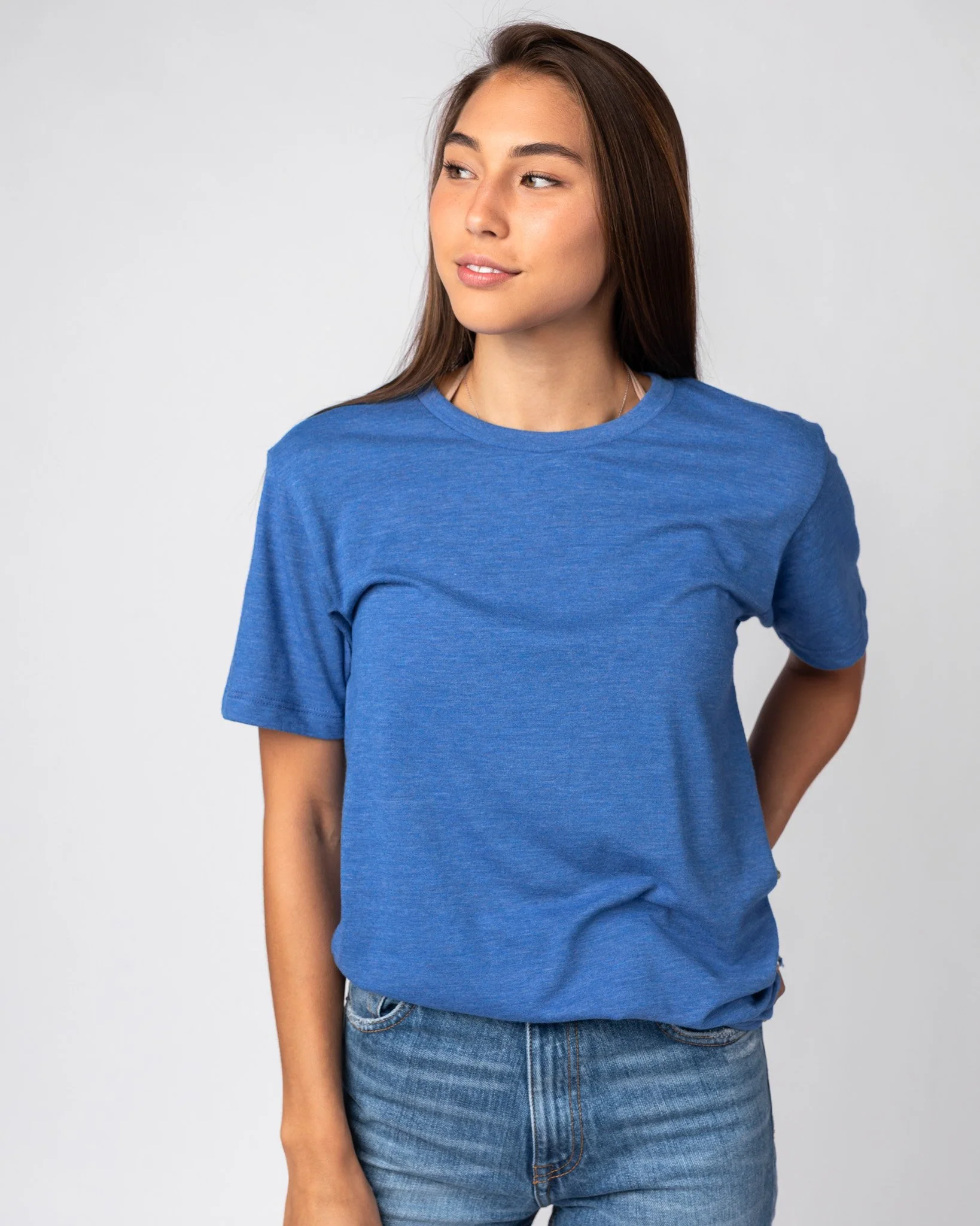 Heather Royal Unisex Essential T-Shirt - Image 3