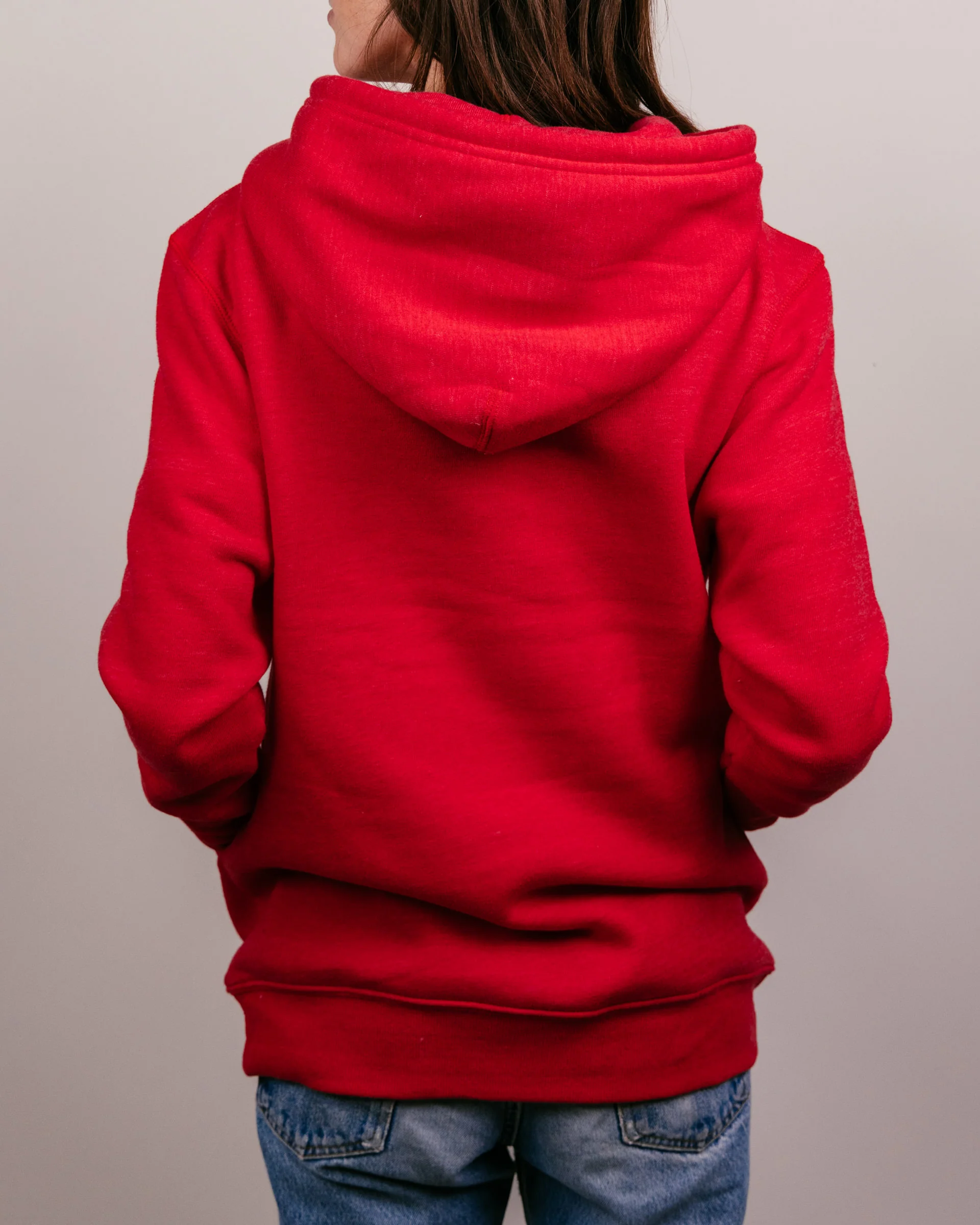 Houston Cougars Logo Red Hoodie - Image 4