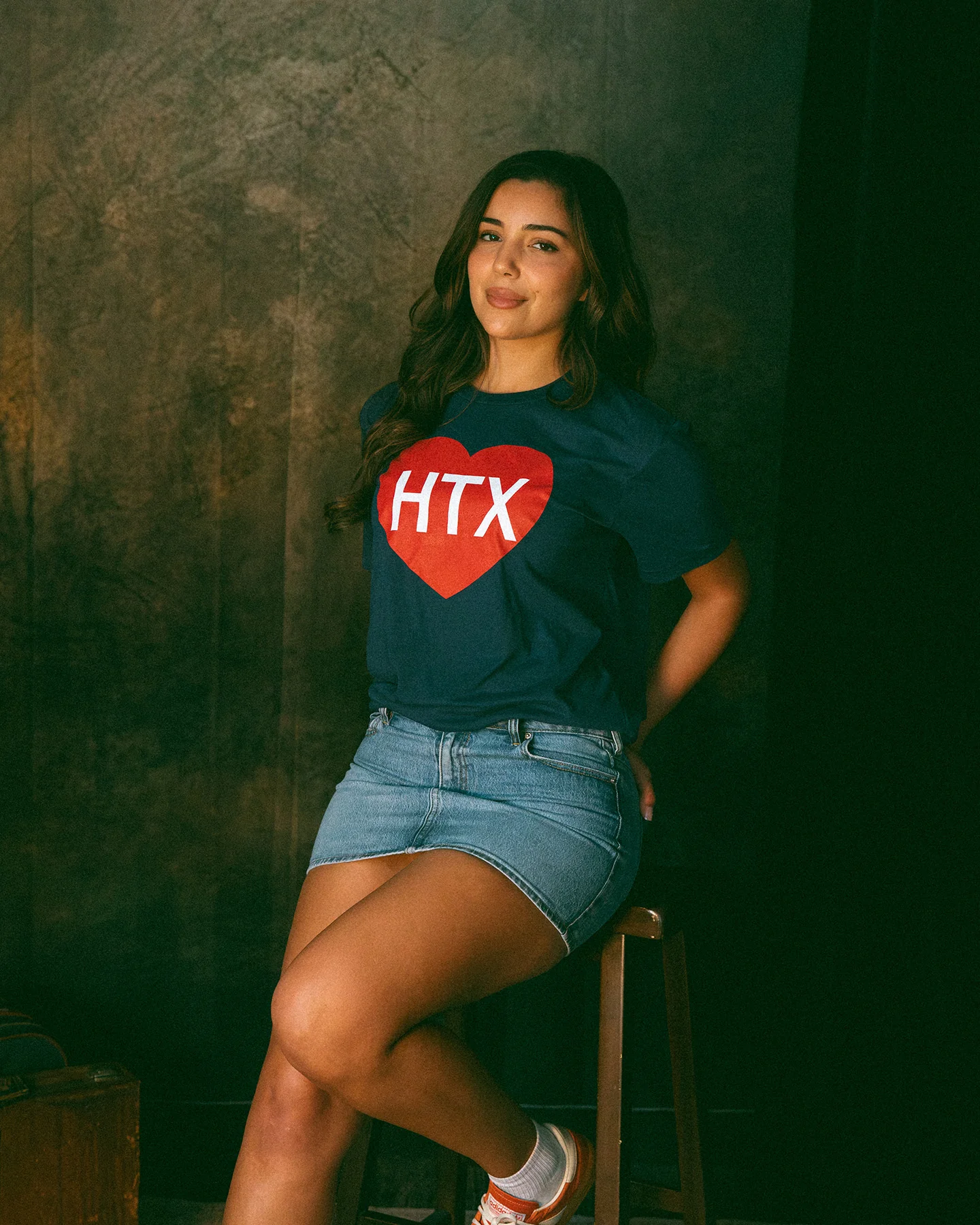 HTX Heart Navy T-Shirt