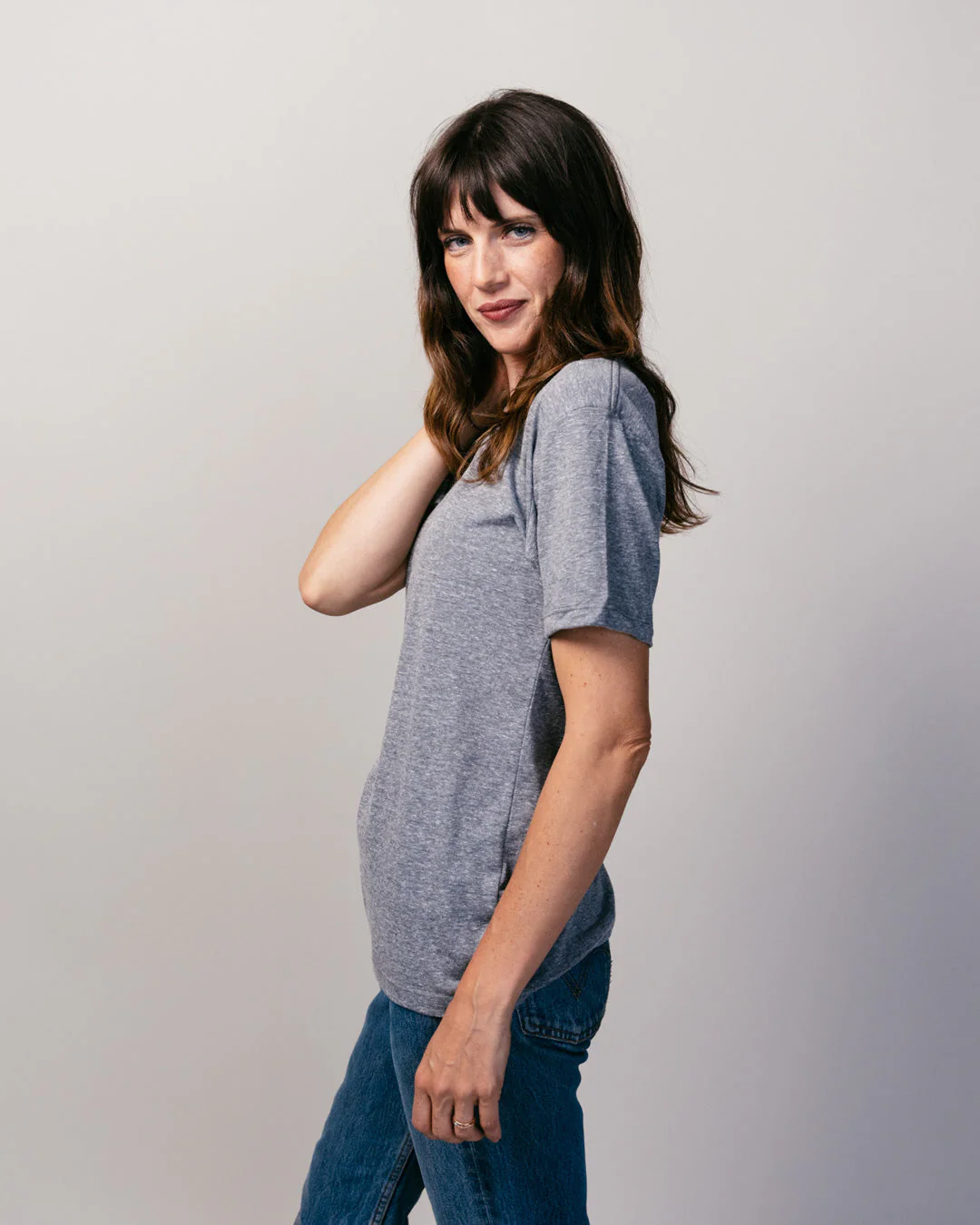 Iowa Script Grey T-Shirt - Image 3