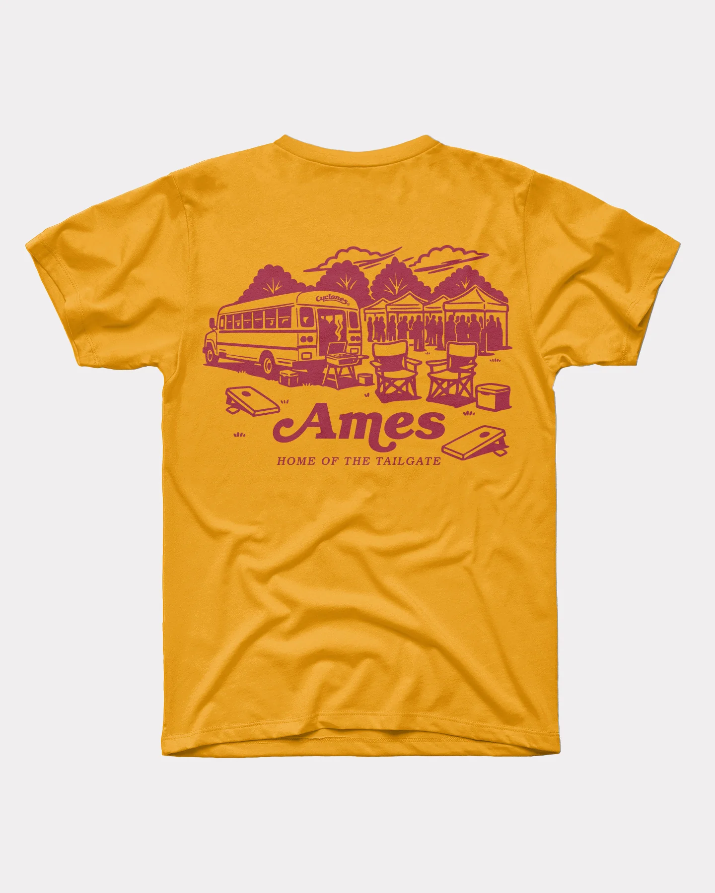 Iowa State Cyclones Tailgate Gold T-Shirt - Image 3