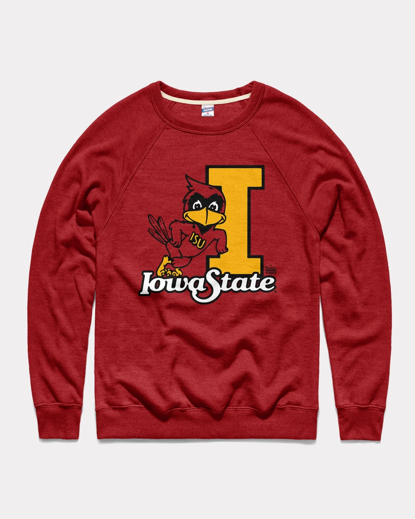 ISU Cardinal Vintage Logo Crewneck Sweatshirt