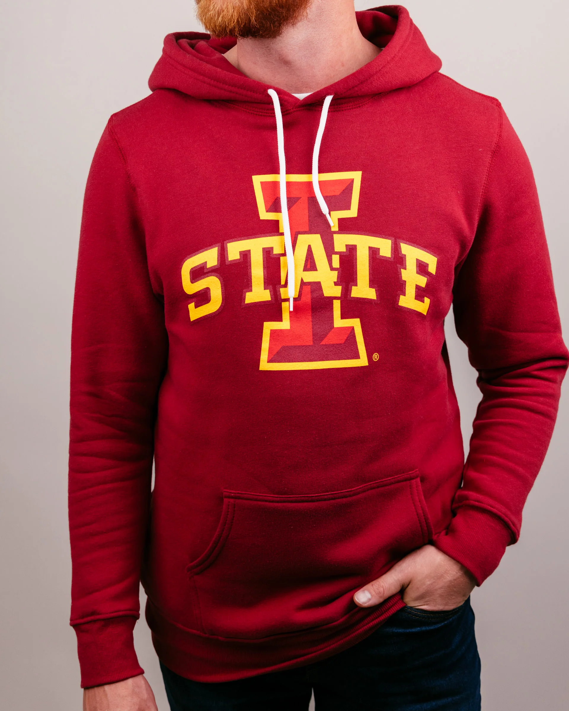 ISU Cyclones Logo Cardinal Hoodie - Image 2