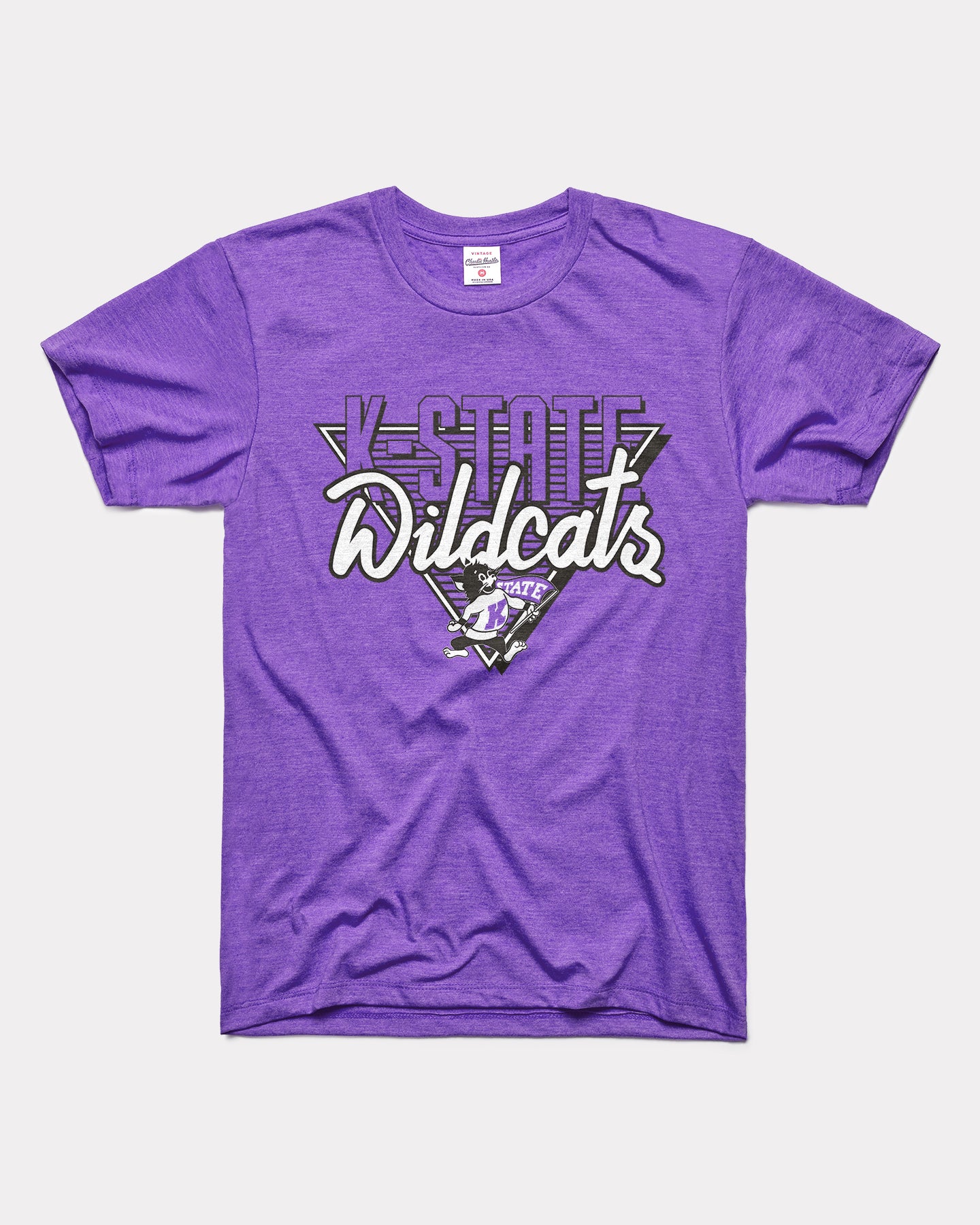 K-State Wildcats 90s Throwback Purple T-Shirt