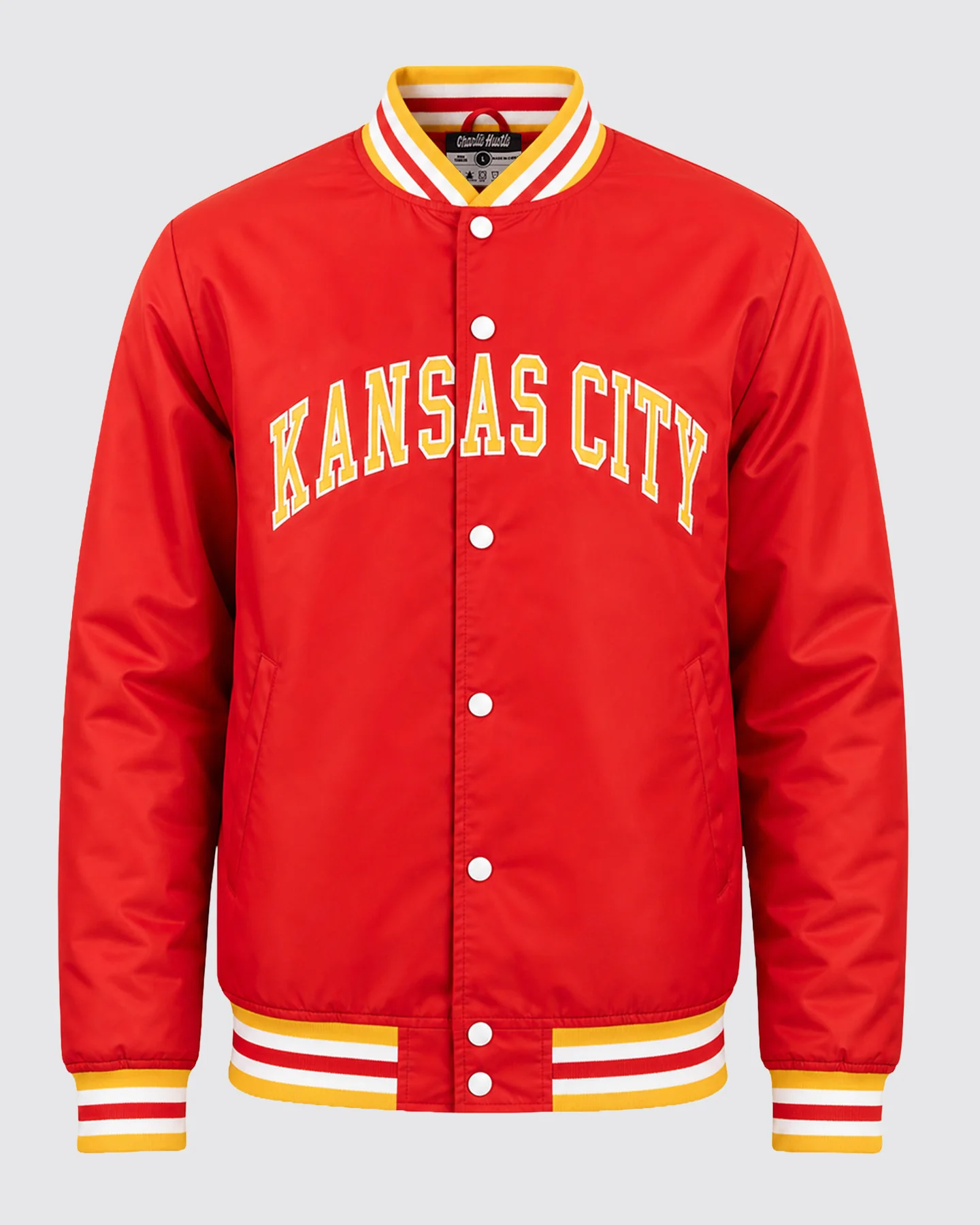 Kansas City Arch Red Letterman Jacket