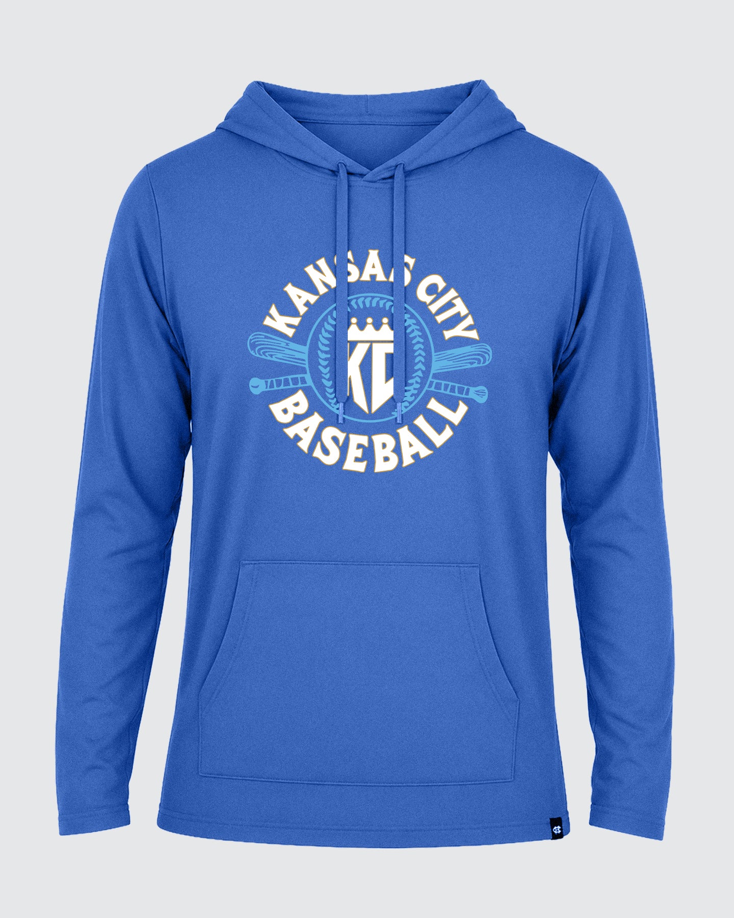 Kansas City Baseball Royal Lightweight Hoodie