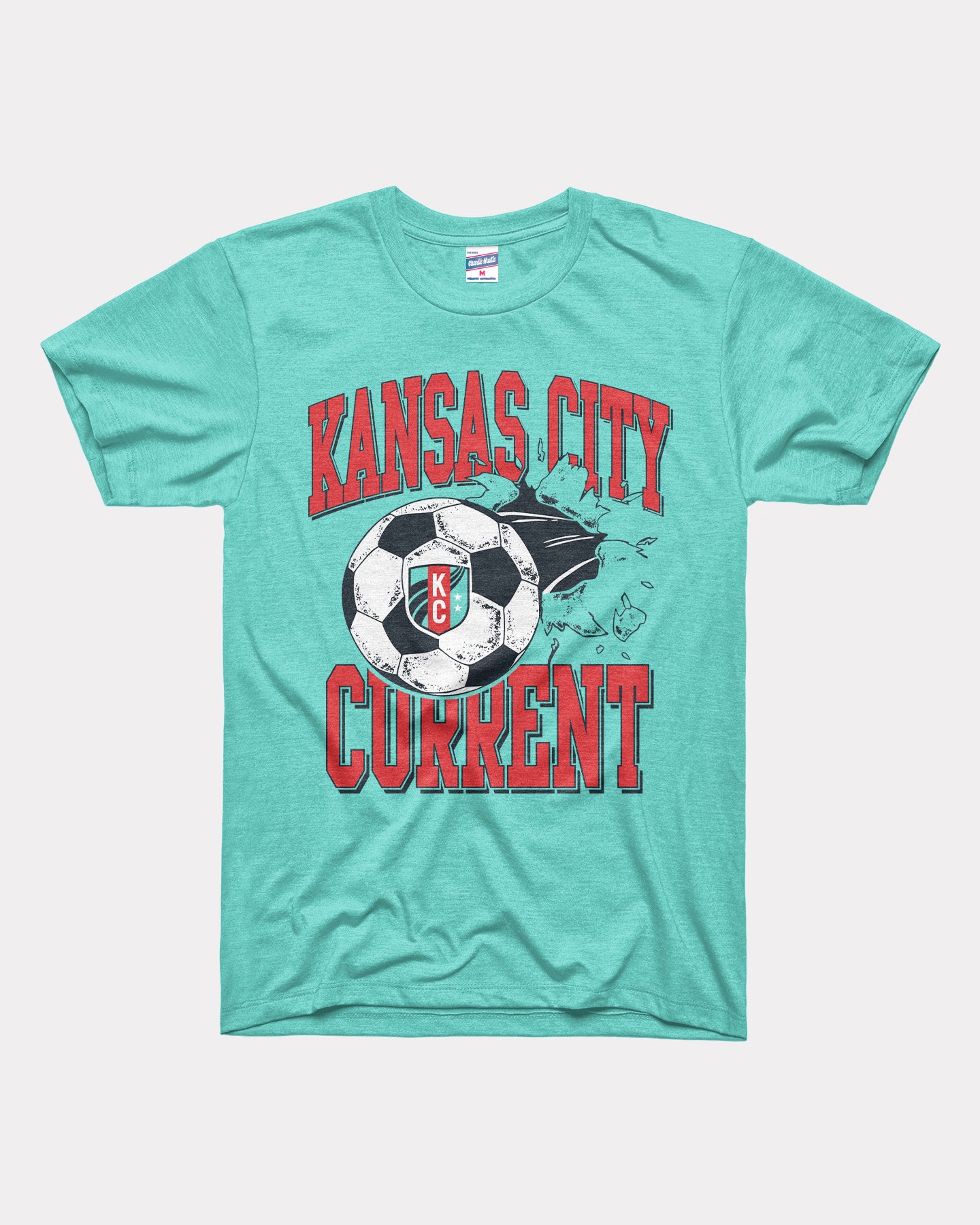 Kansas City Current Soccer Slam Teal T-Shirt