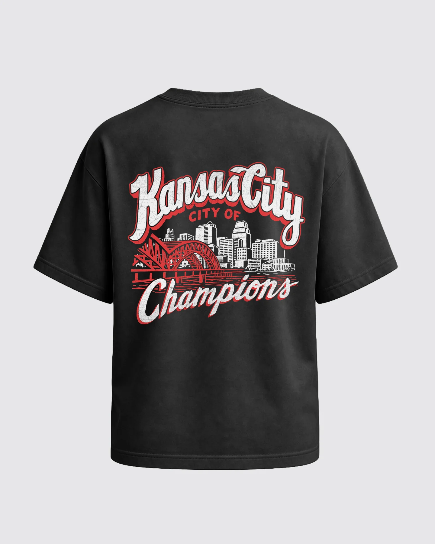Kansas City of Champions Pigment Black Street Tee - Image 3