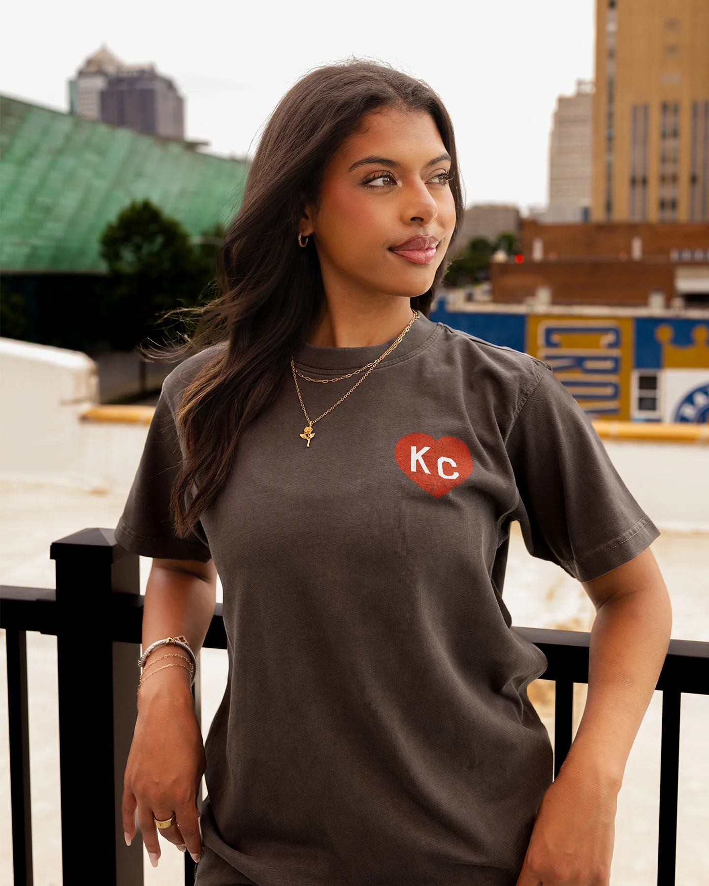 Kansas City of Champions Pigment Black Street Tee - Image 4