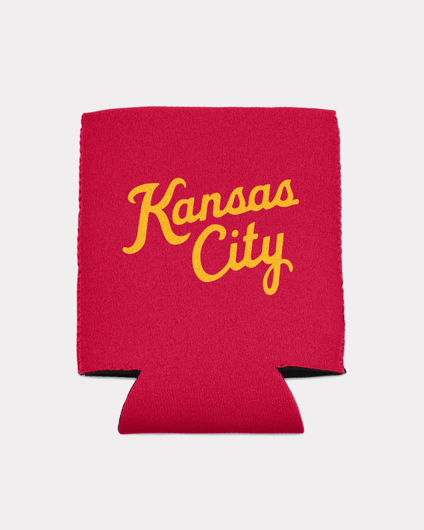 Kansas City Script Red Koozie