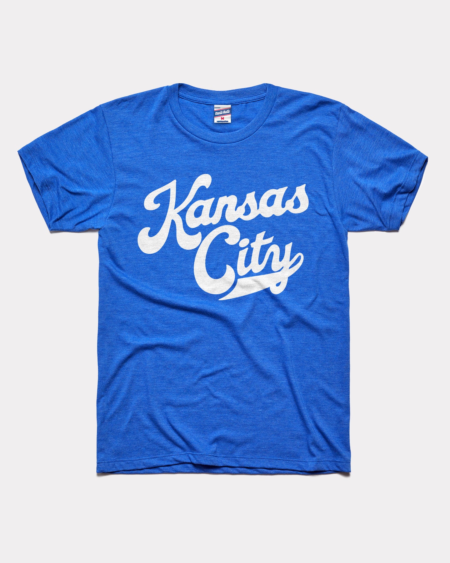 Kansas City Script Royal Blue T-Shirt