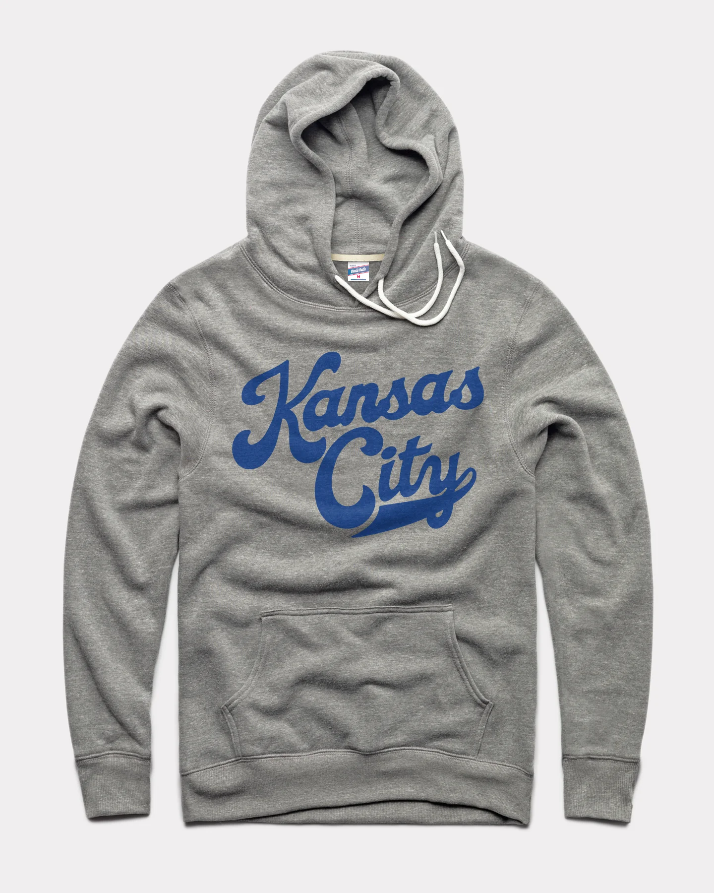 Kansas City Script Vintage Grey Hoodie