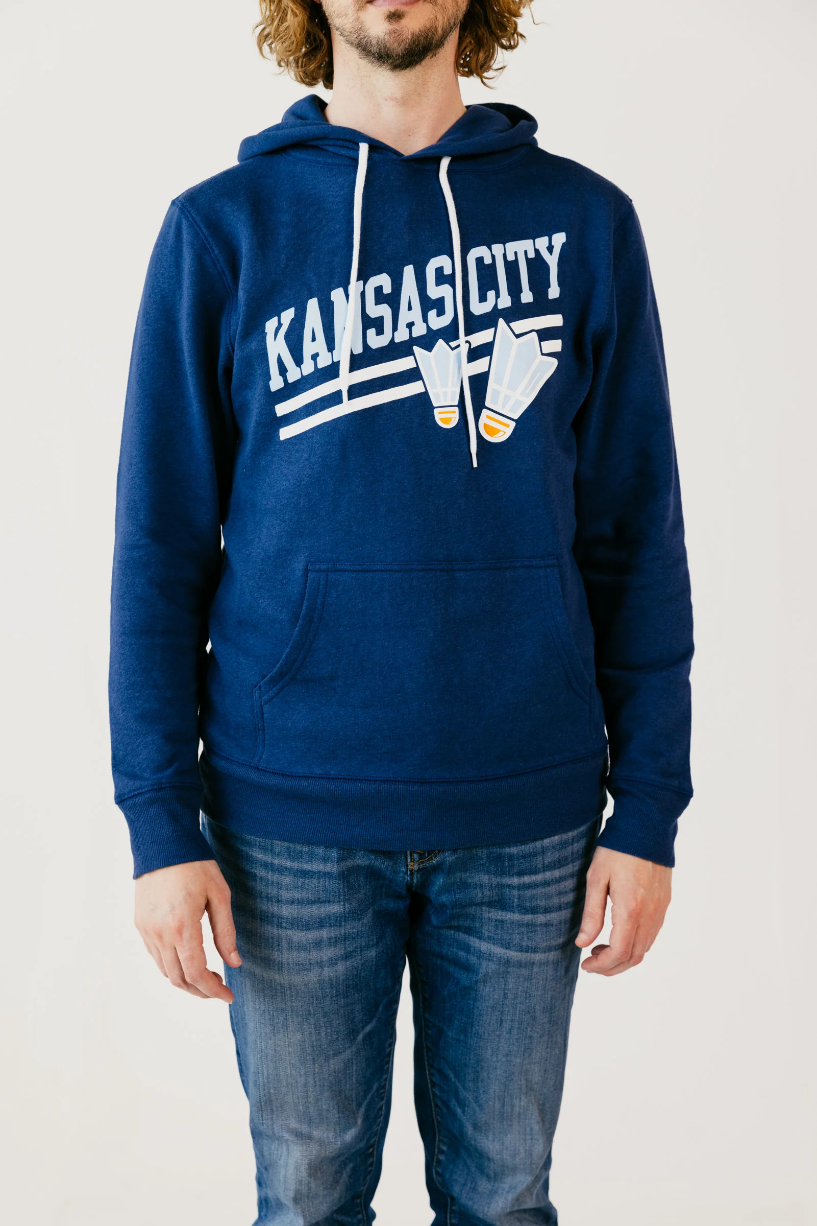 Kansas City Shuttlecocks Navy Hoodie - Image 2
