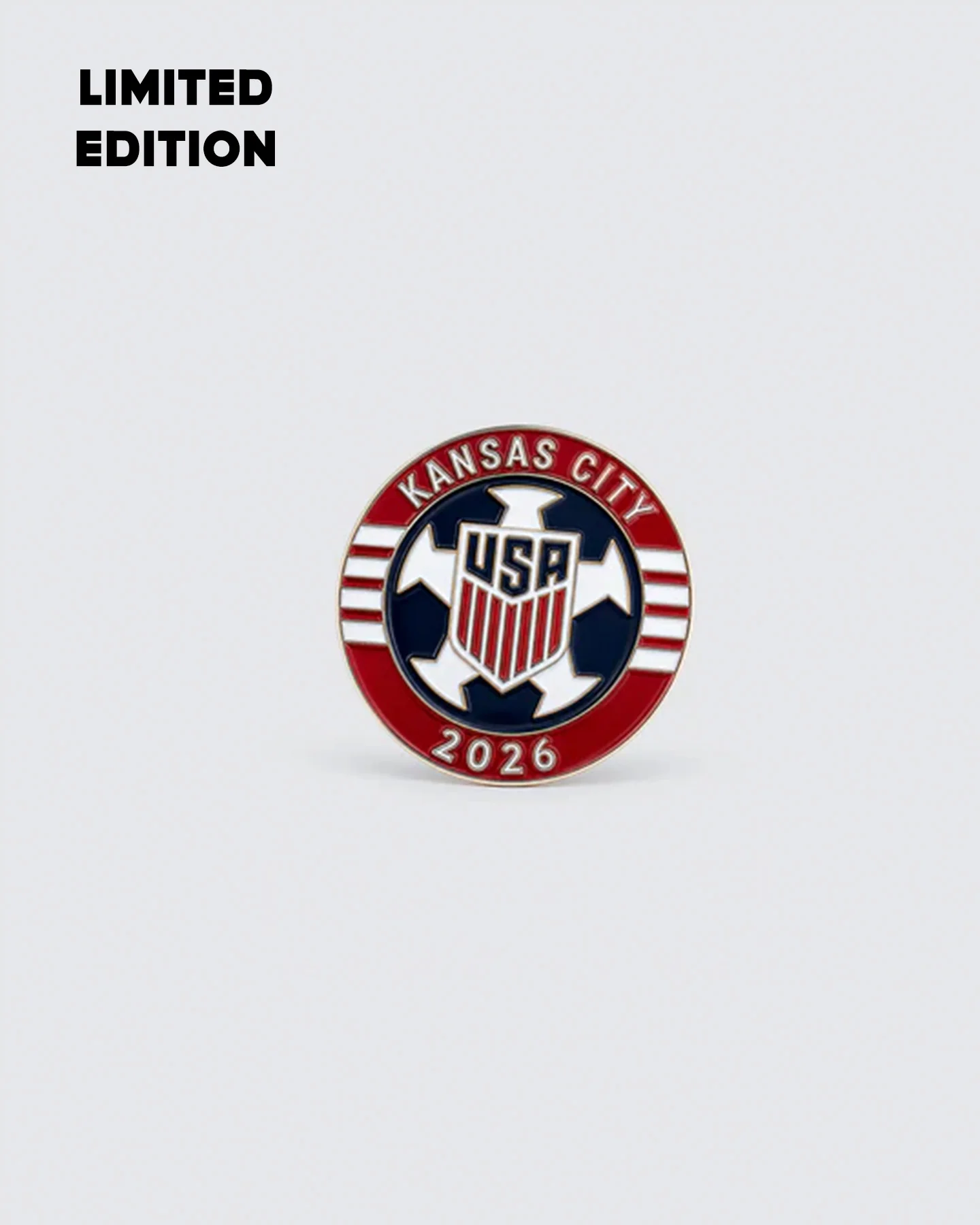 Kansas City US Soccer Enamel Pin