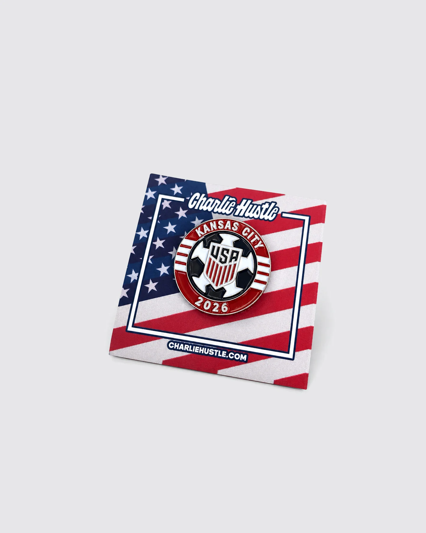 Kansas City US Soccer Enamel Pin - Image 3