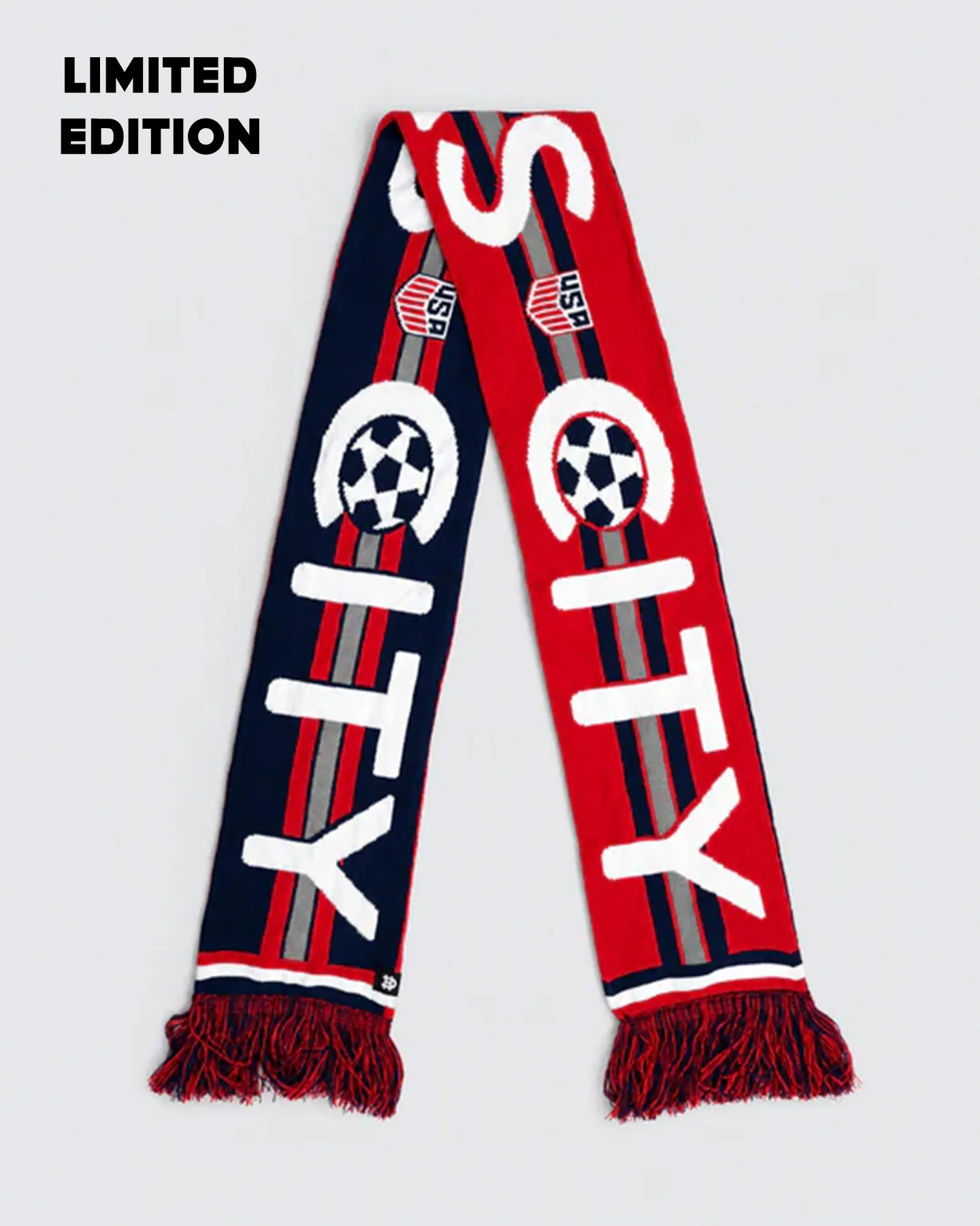 Kansas City US Soccer Red & Navy Scarf