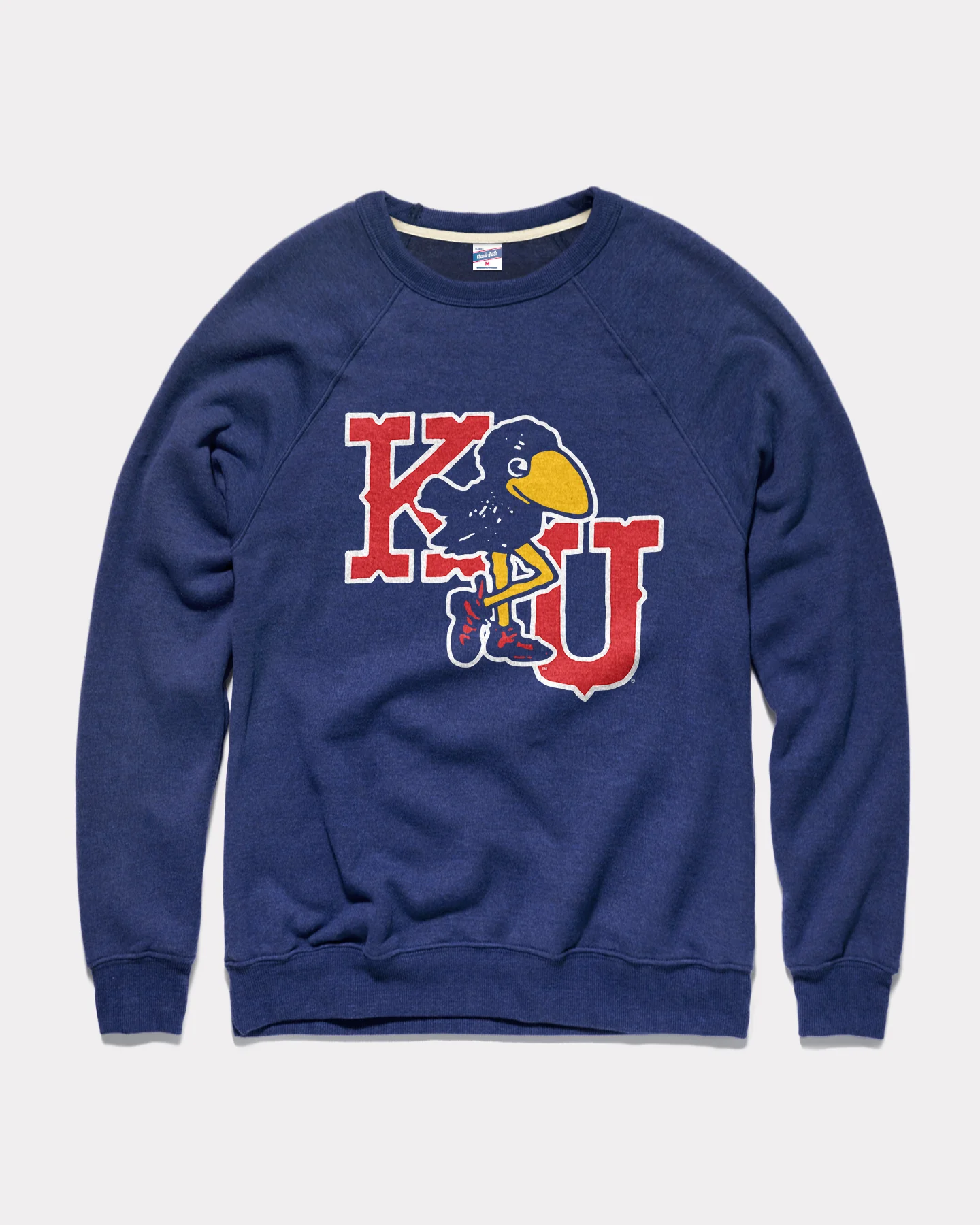 Kansas Marching Jayhawks Navy Crewneck