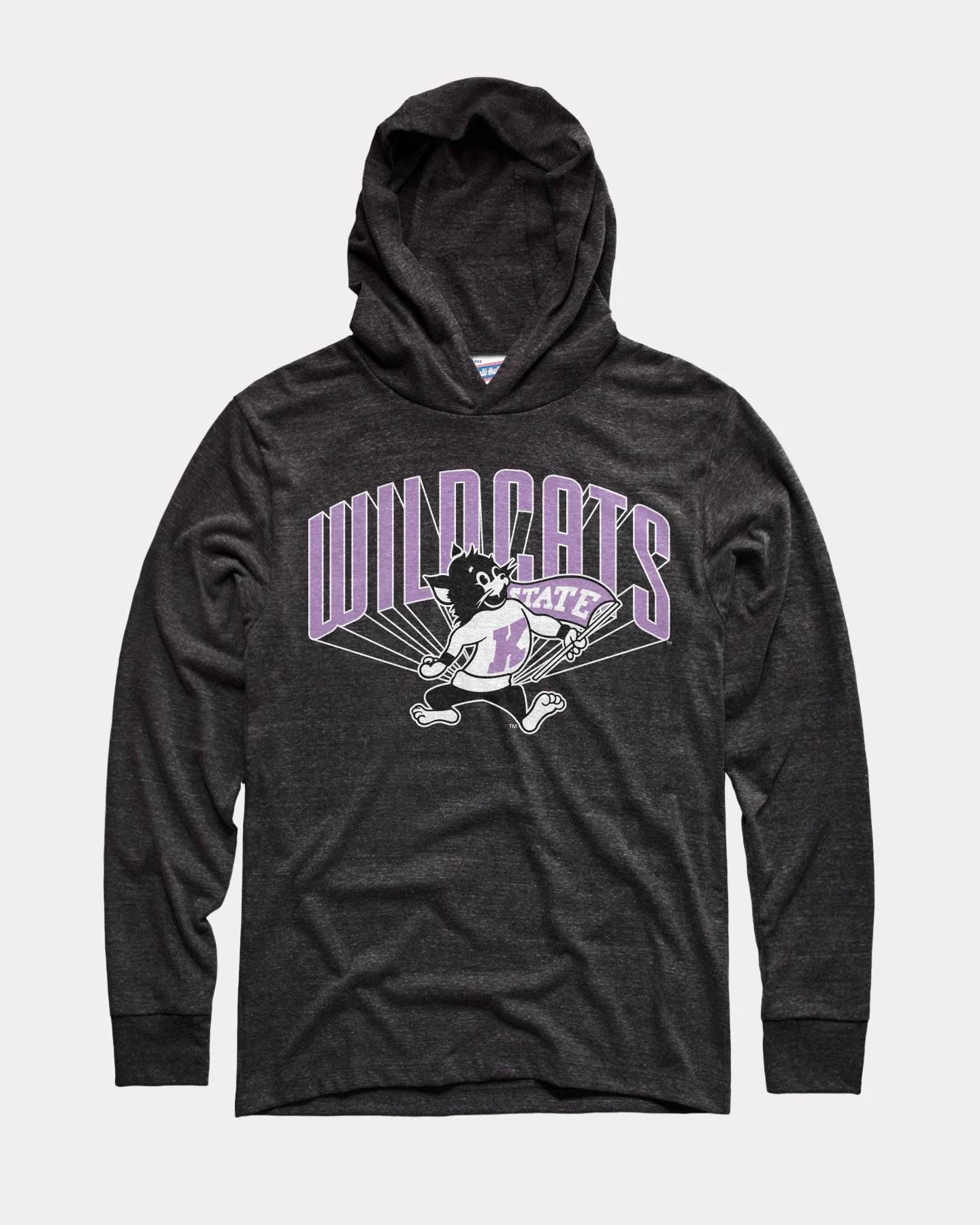 Kansas State Wildcats Lines Black T-Shirt Hoodie