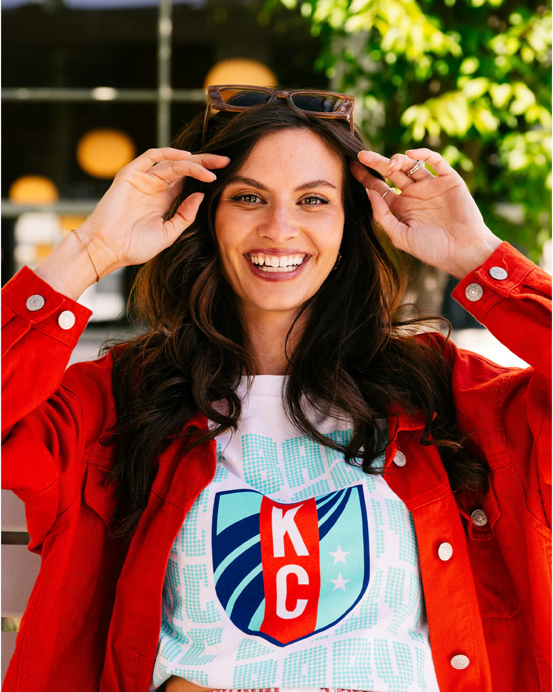 KC Baby Shield Vintage White T-Shirt - Image 3