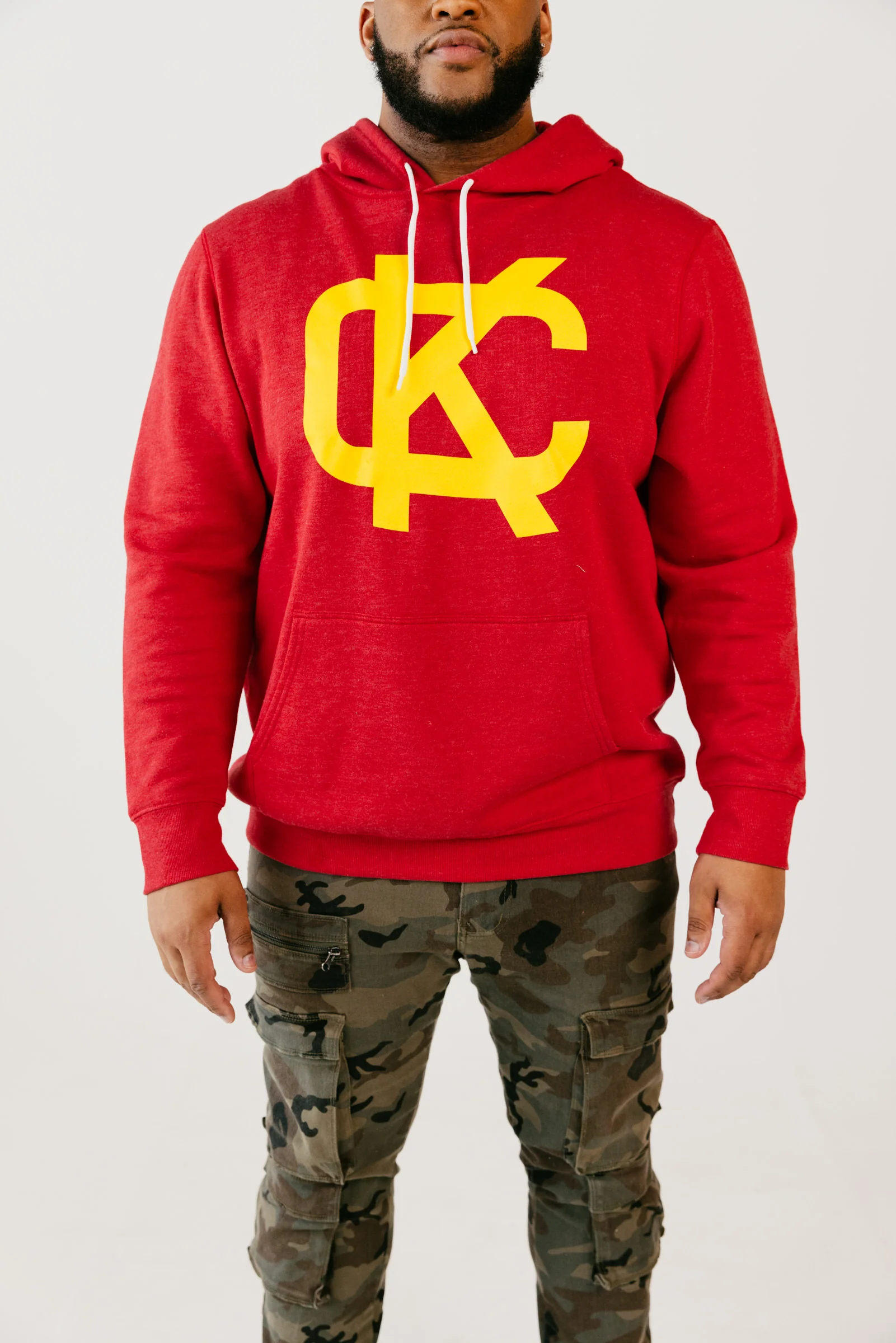 KC Block Red Hoodie - Image 2