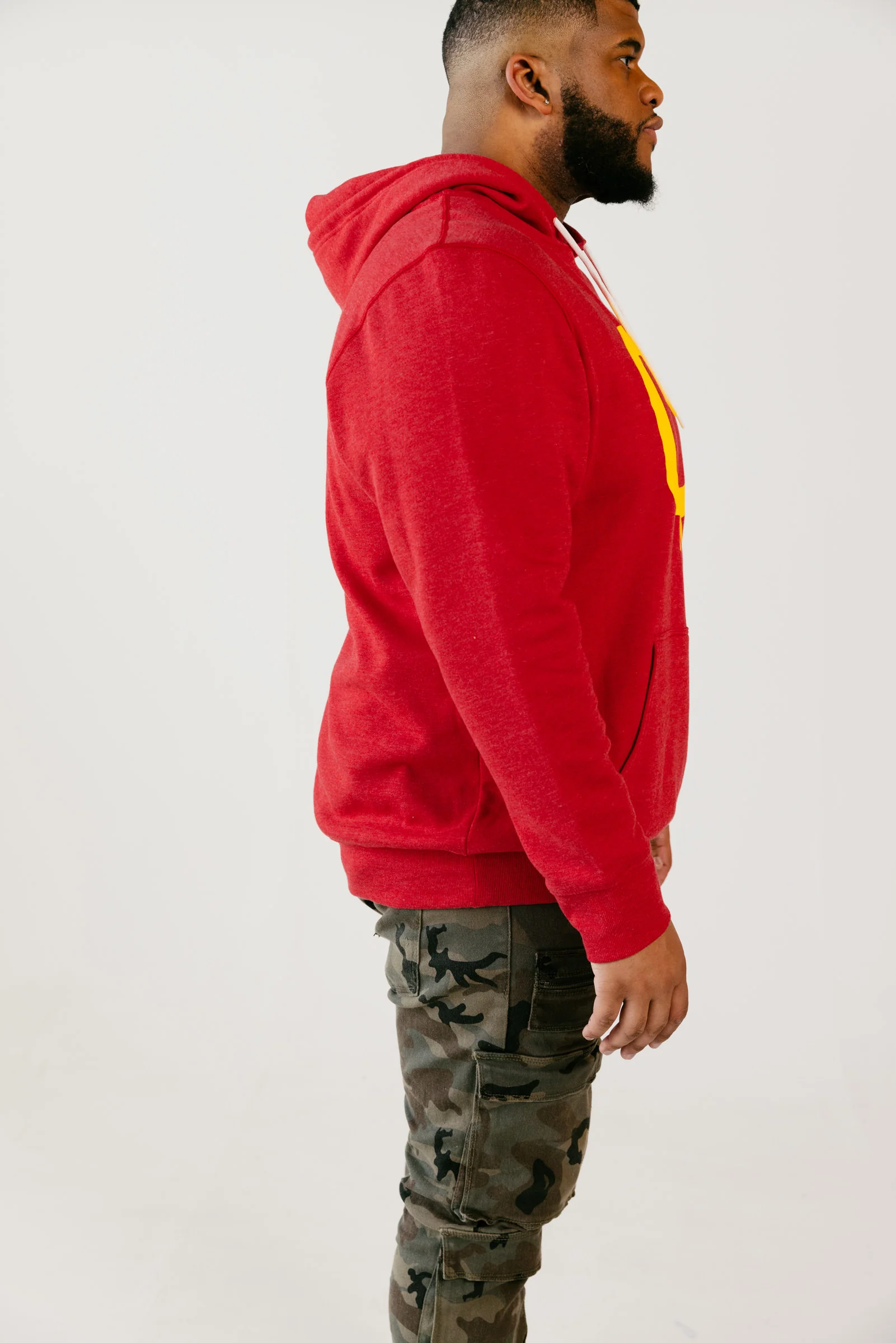 KC Block Red Hoodie - Image 3