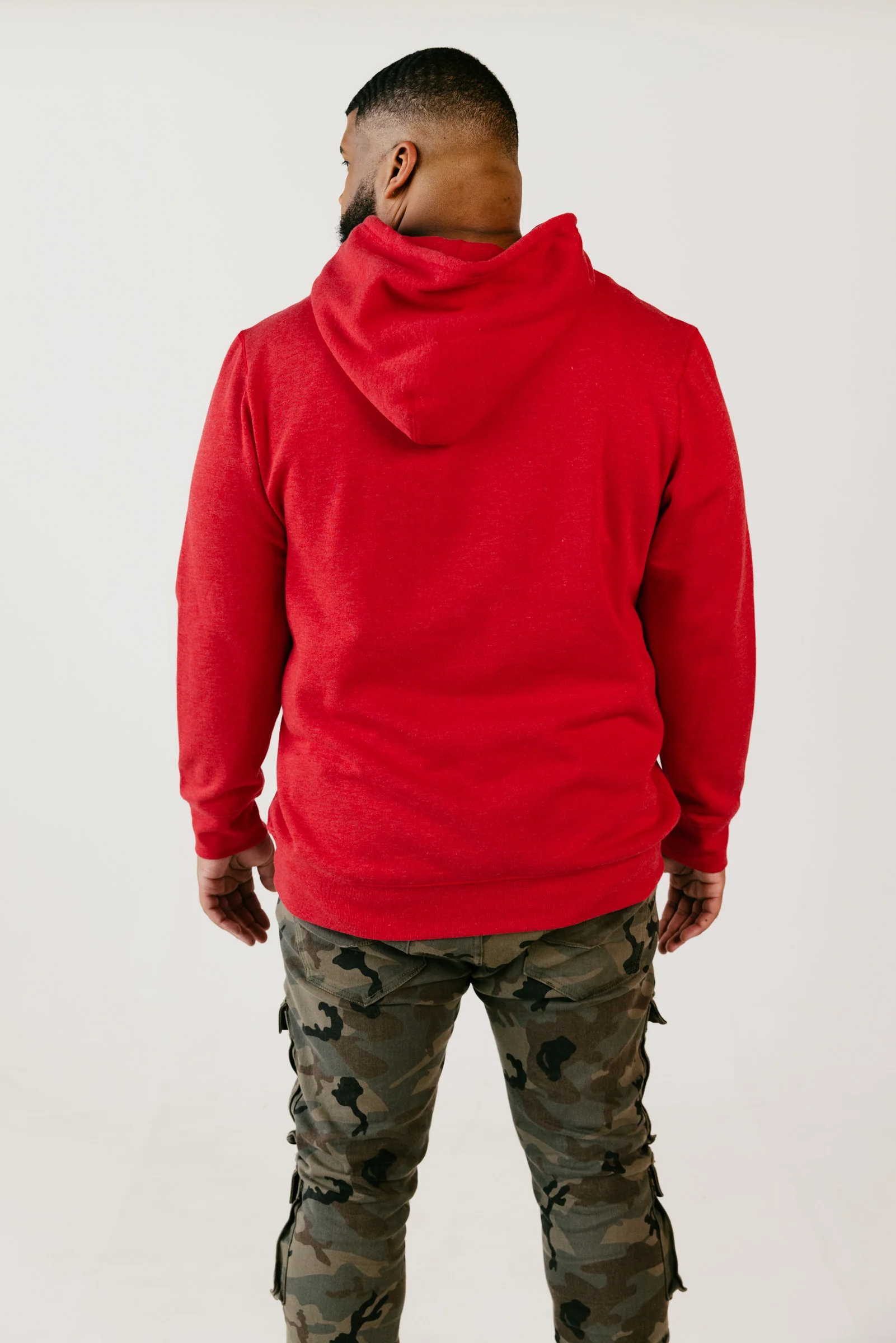 KC Block Red Hoodie - Image 4